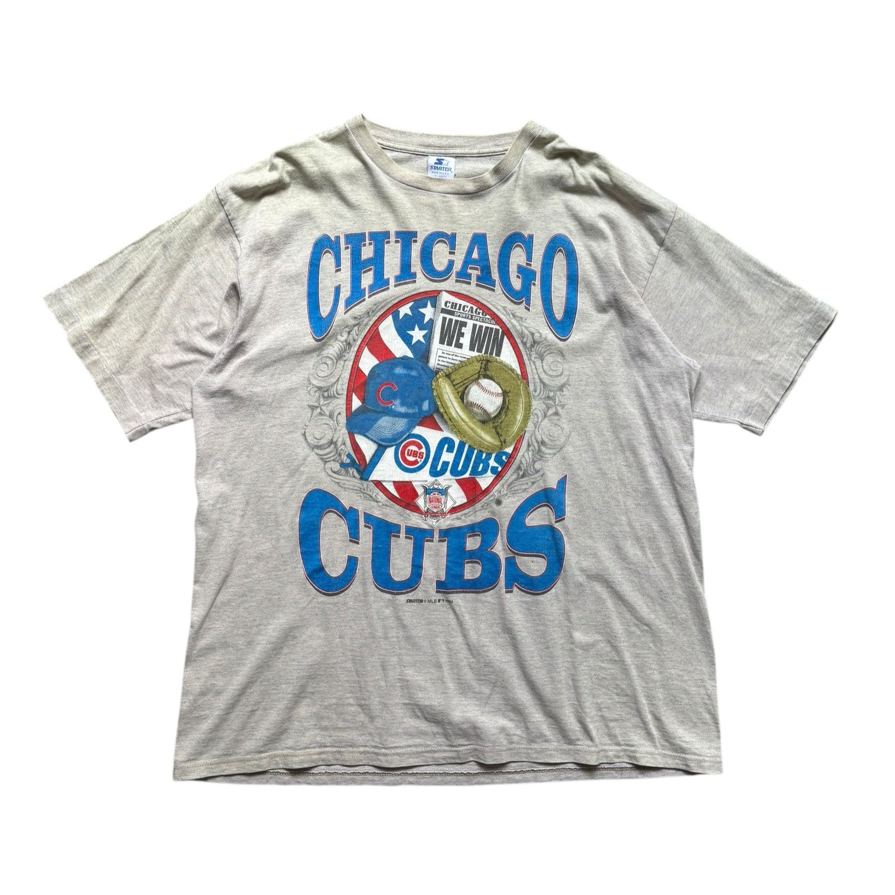1990s Starter Chicago Cubs T-Shirt (XL) - Quaint Vintage