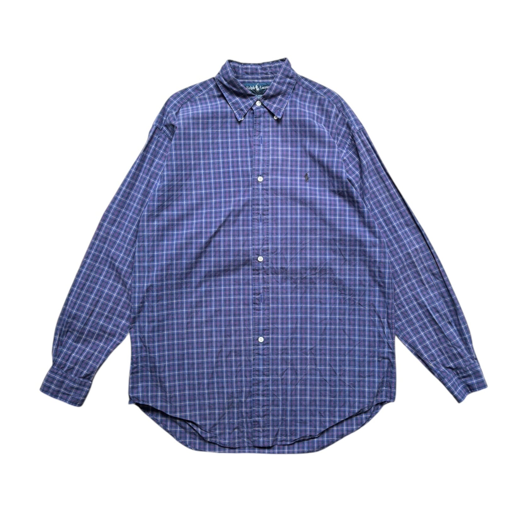 1990s Vintage Ralph Lauren Blake Checkered Shirt (M) - Quaint Vintage