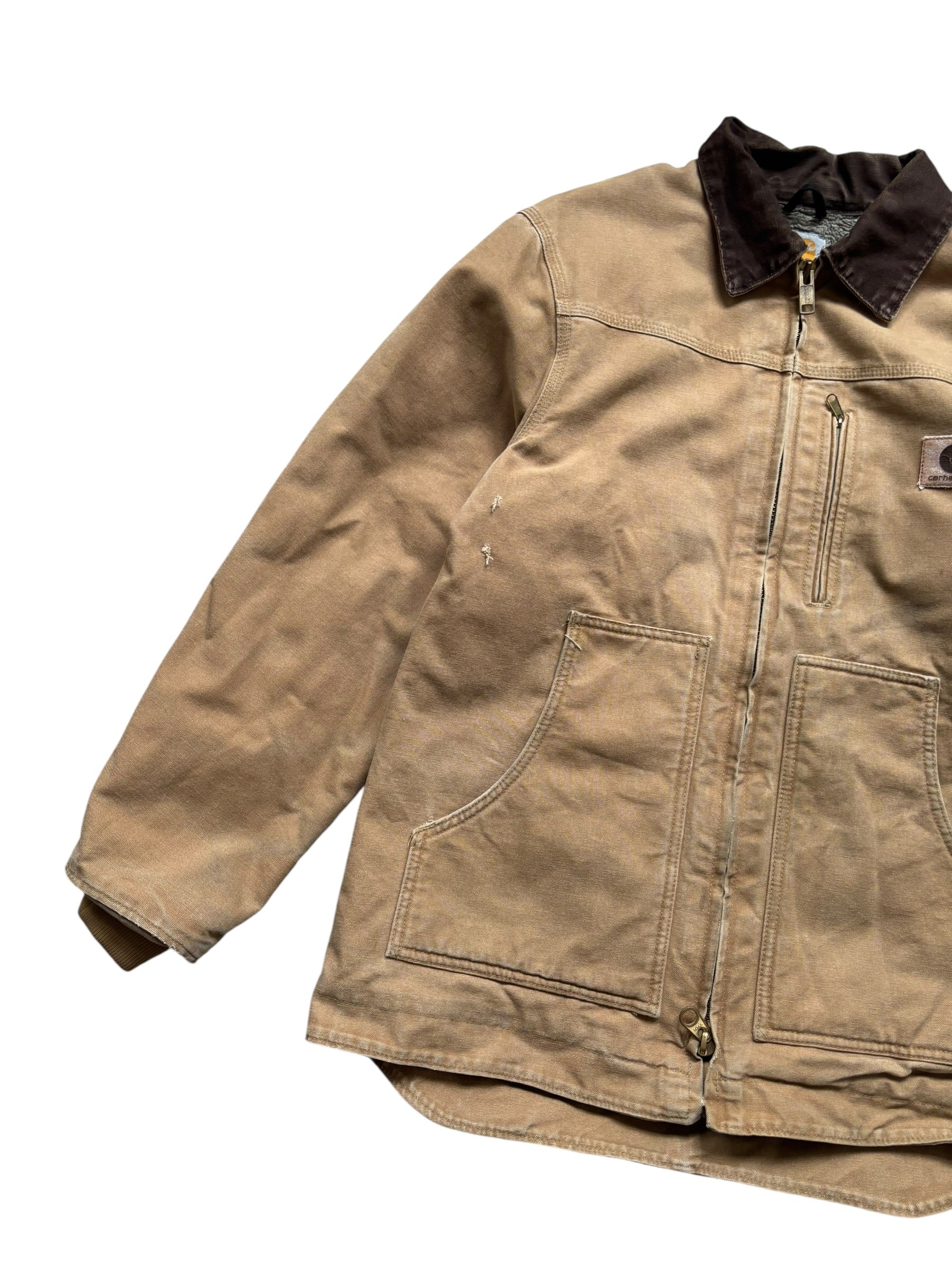 1990s Carhartt Blanket-Lined C61 Barn Coat (XL)
