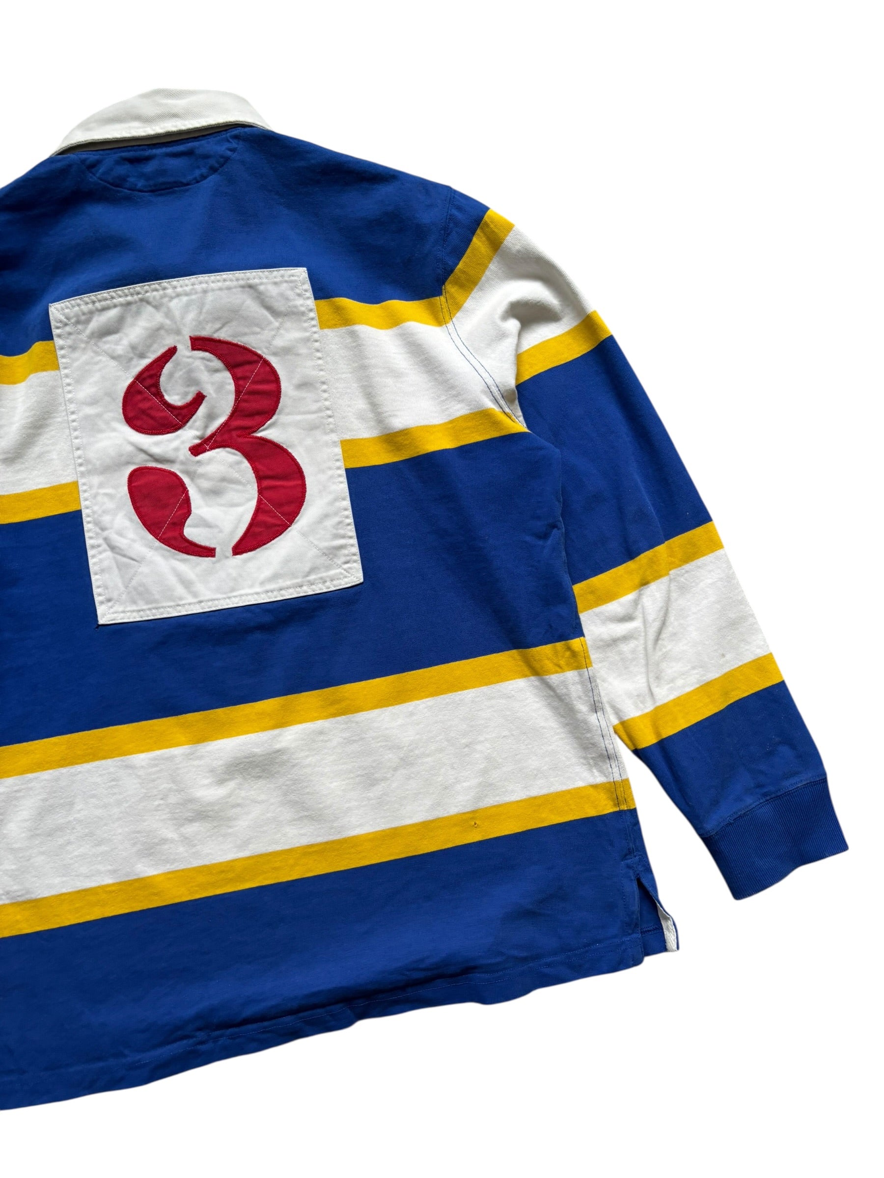 Vintage Ralph Lauren Striped Rugby Polo Shirt (L)