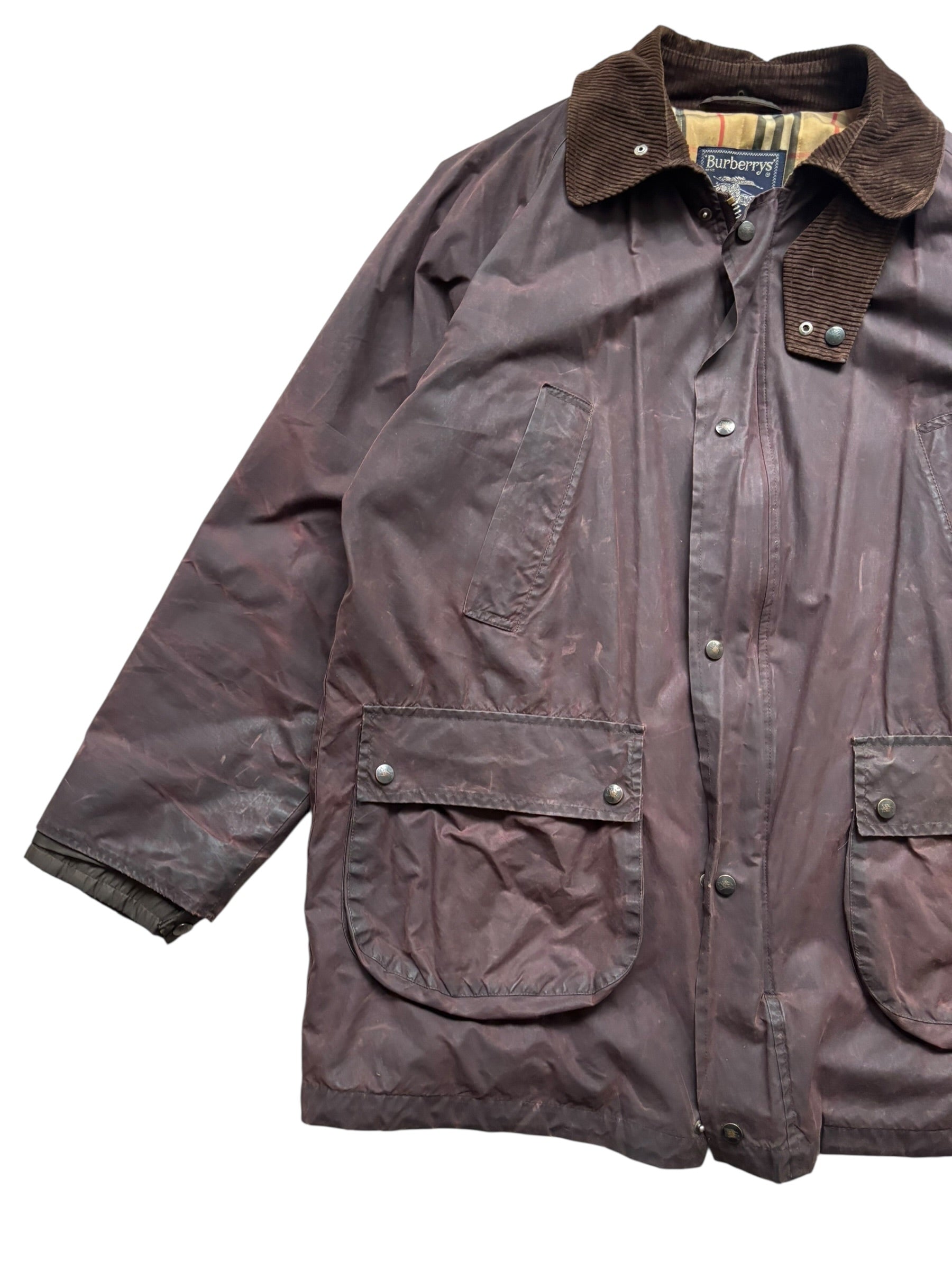 1990s Burberry's Wax Jacket (XL)