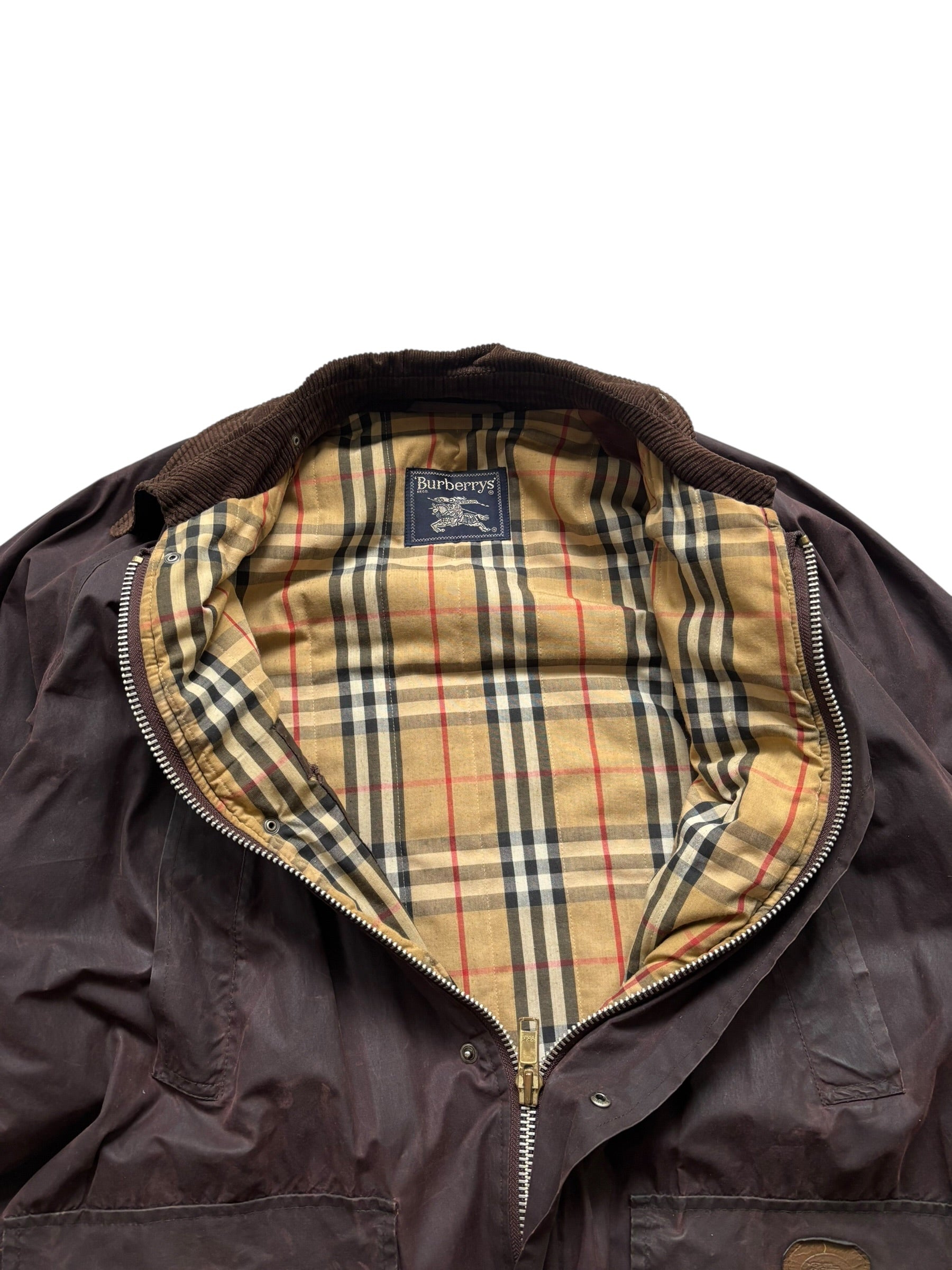 1990s Burberry's Wax Jacket (XL)