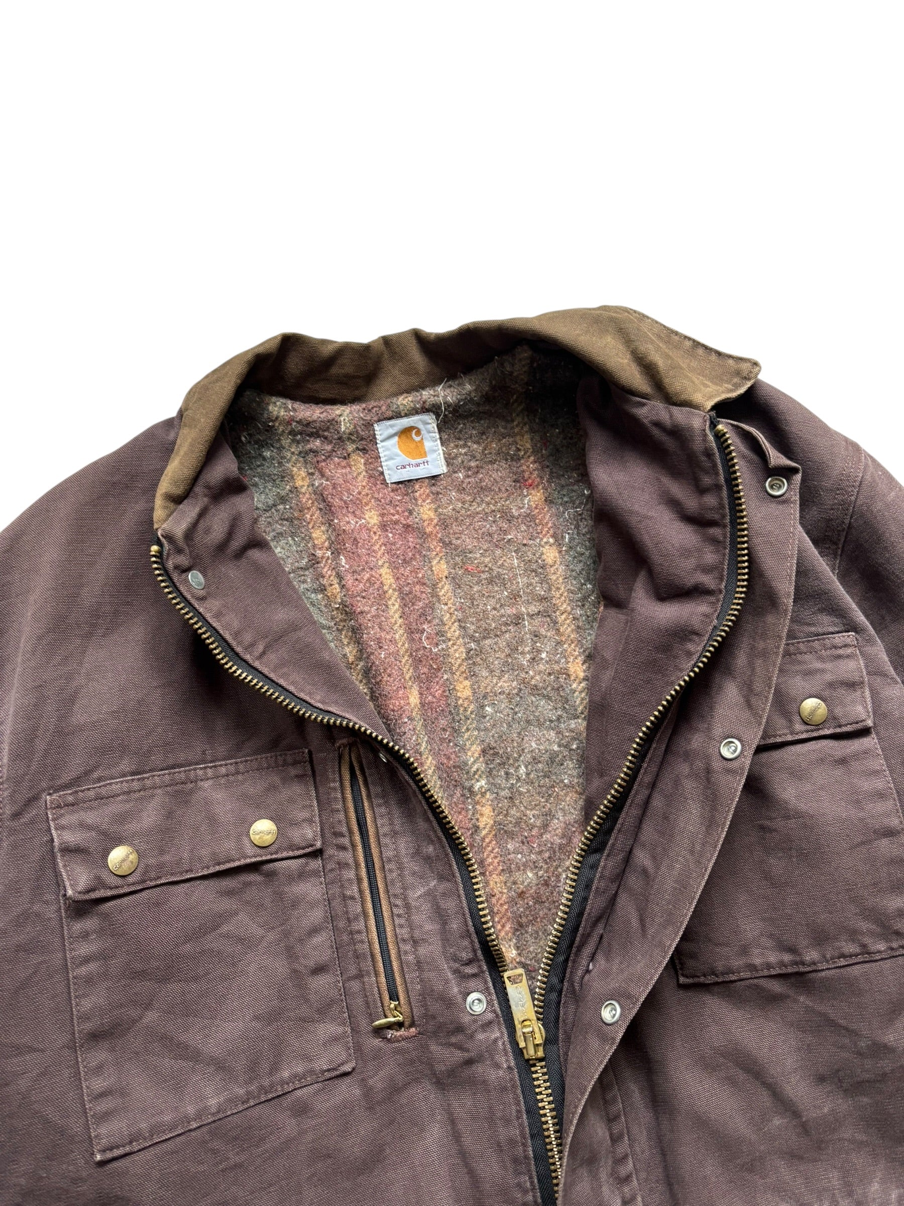 1990s Carhartt Blanket-Lined Barn Jacket (XXL)