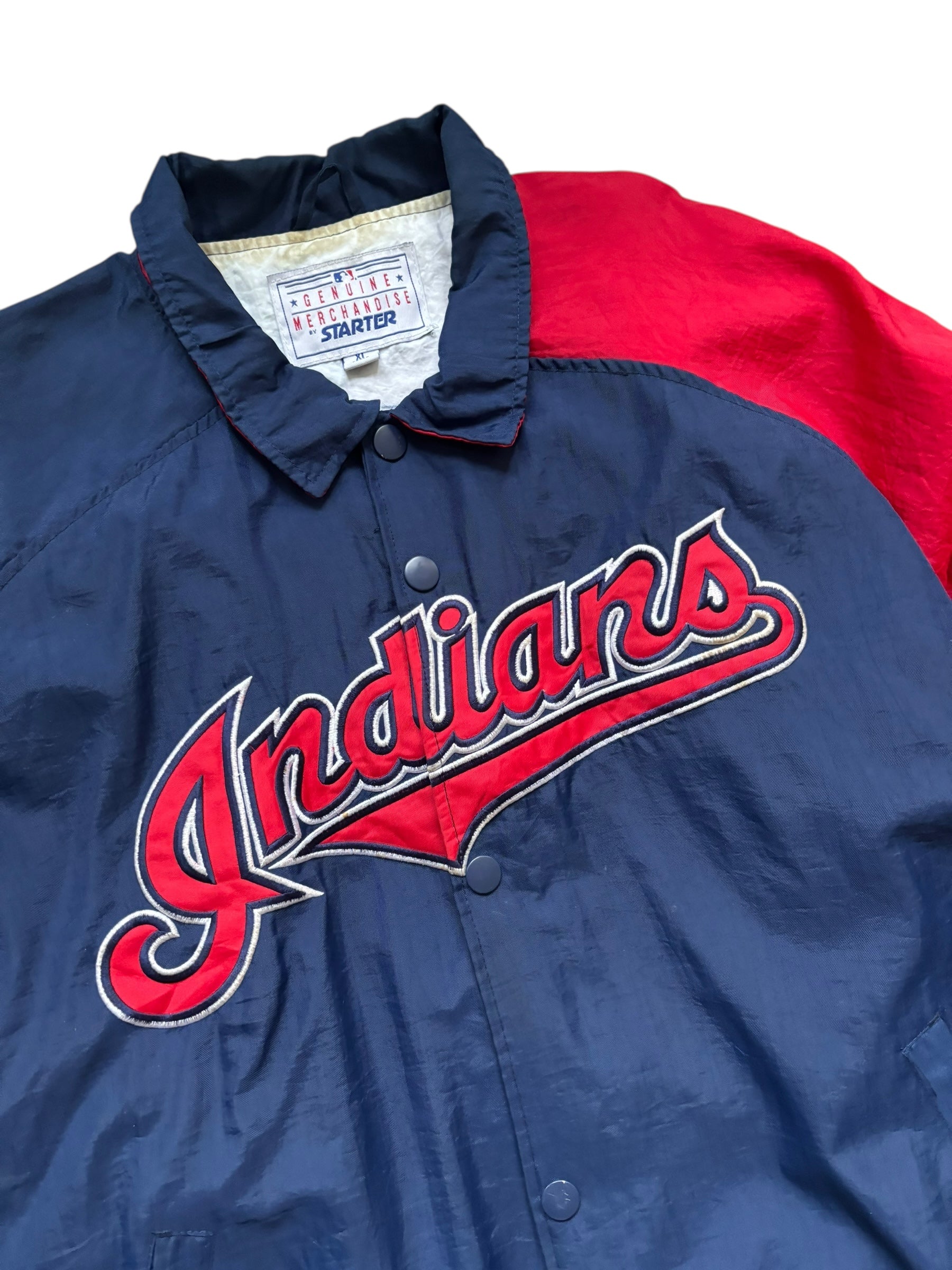 1990s Cleveland Indians Starter Dugout Jacket (XL)