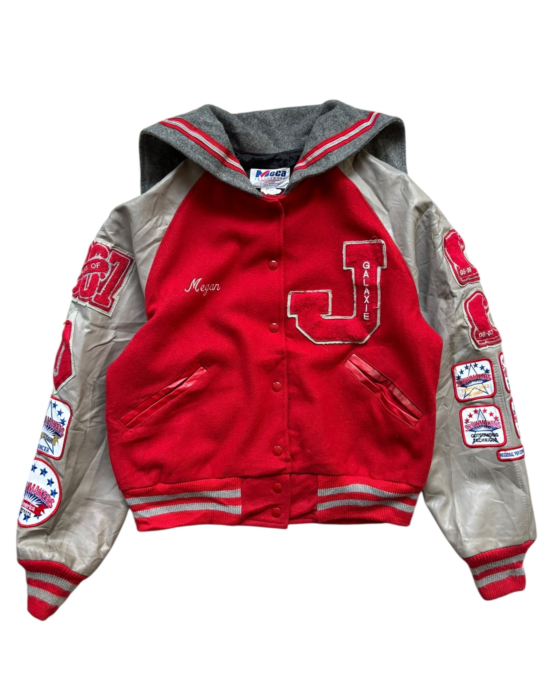 1990s Vintage Varsity Jacket Made in USA (M)