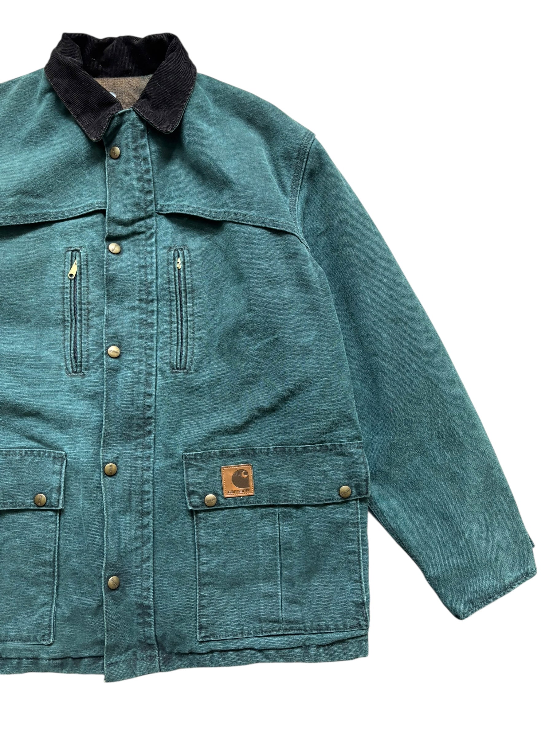 1980s Carhartt Vintage Blanket-Lined Chore Coat (XL)
