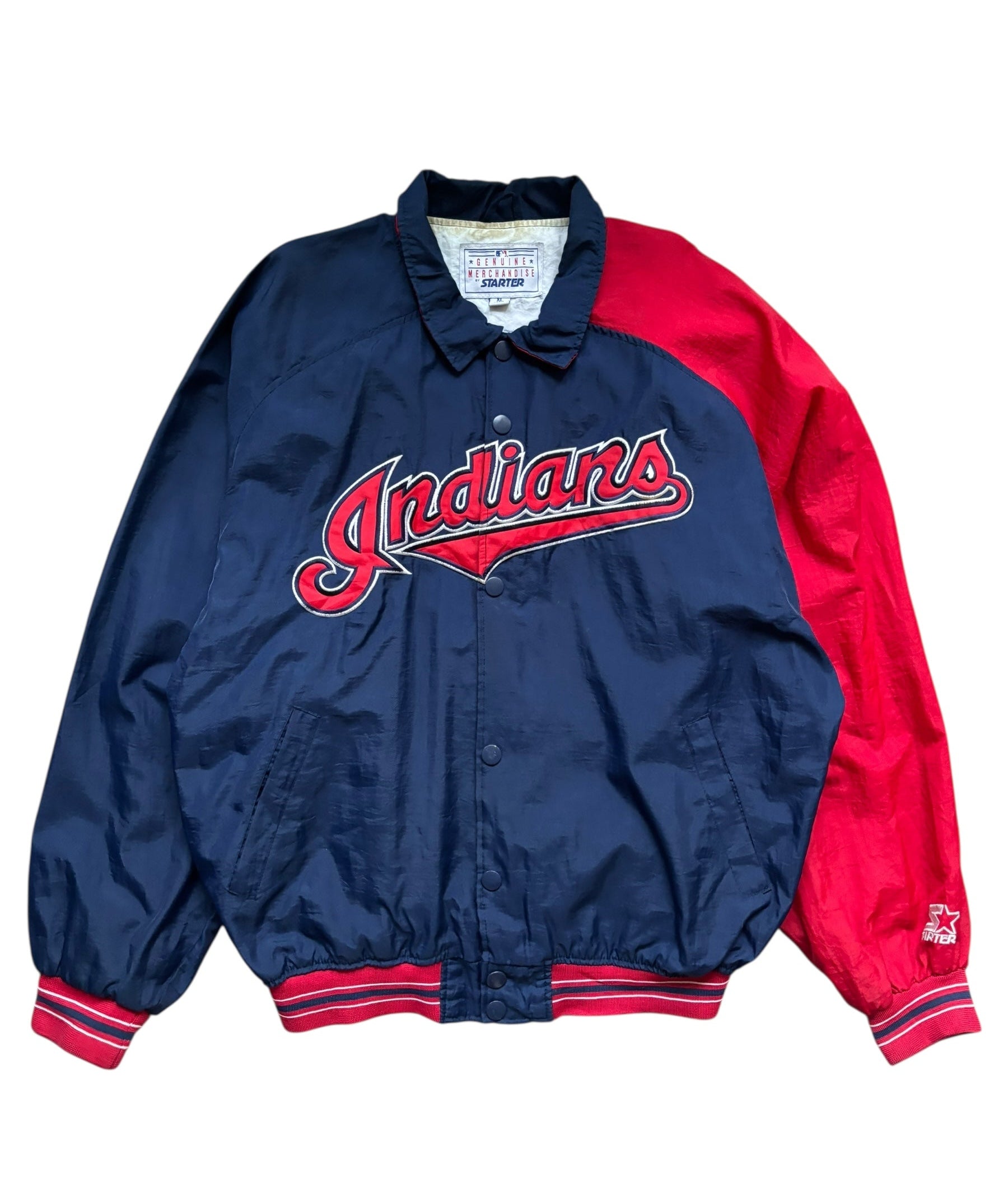 1990s Cleveland Indians Starter Dugout Jacket (XL)