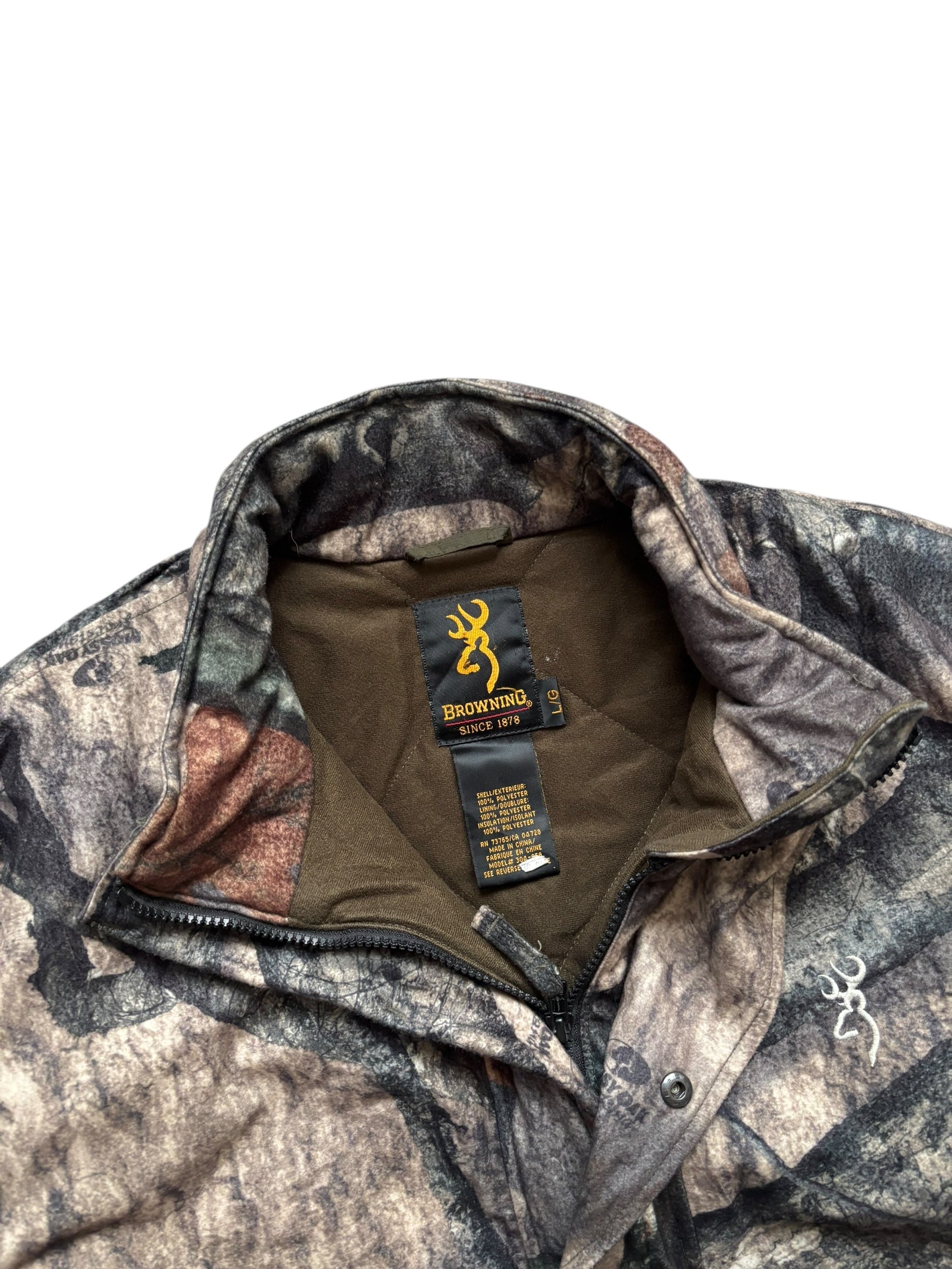 Vintage Zip-Up Hunting Jacket (XL)