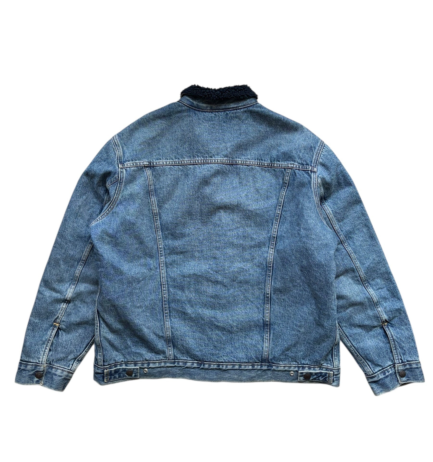 Vintage Levi's Teddy-Insulated Trucker Jacket (L)