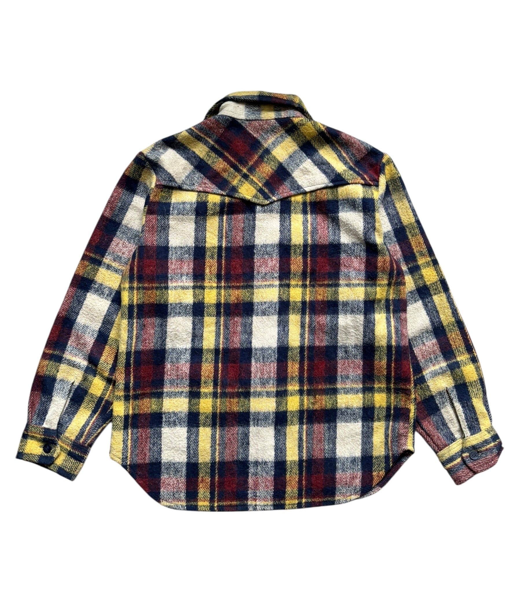 Vintage Plaid Flannel Shirt (M)