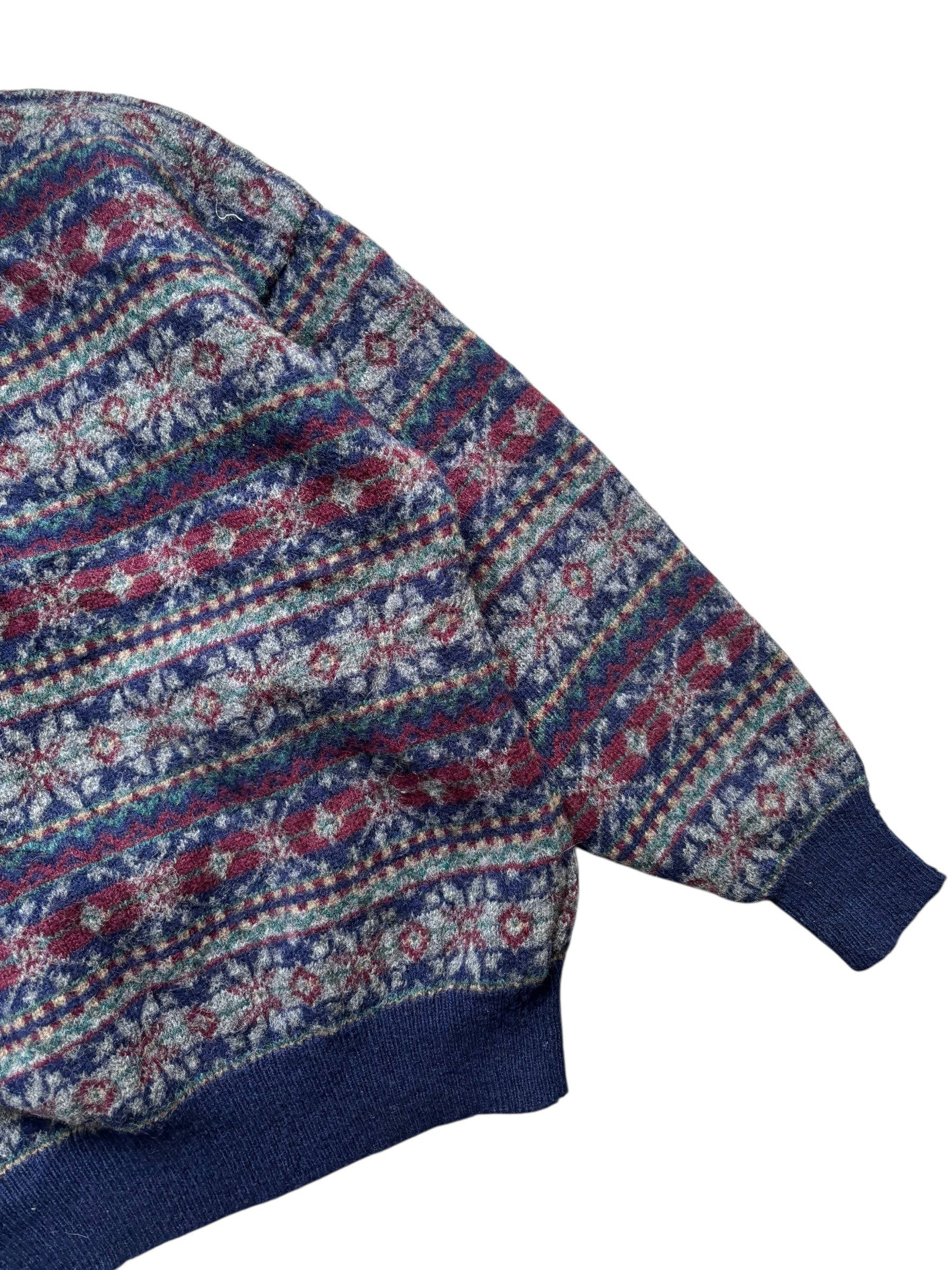 1980s Shetland Wool Crewneck Sweater (L)