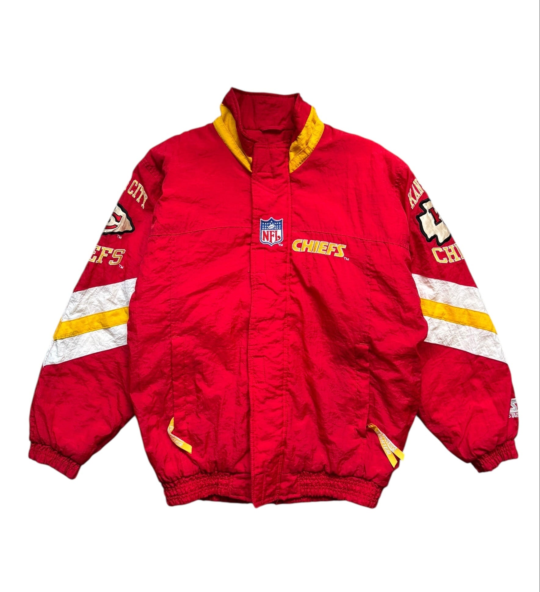 1990s NFL Pro Line Starter Kansas City Chiefs Jacket (L)