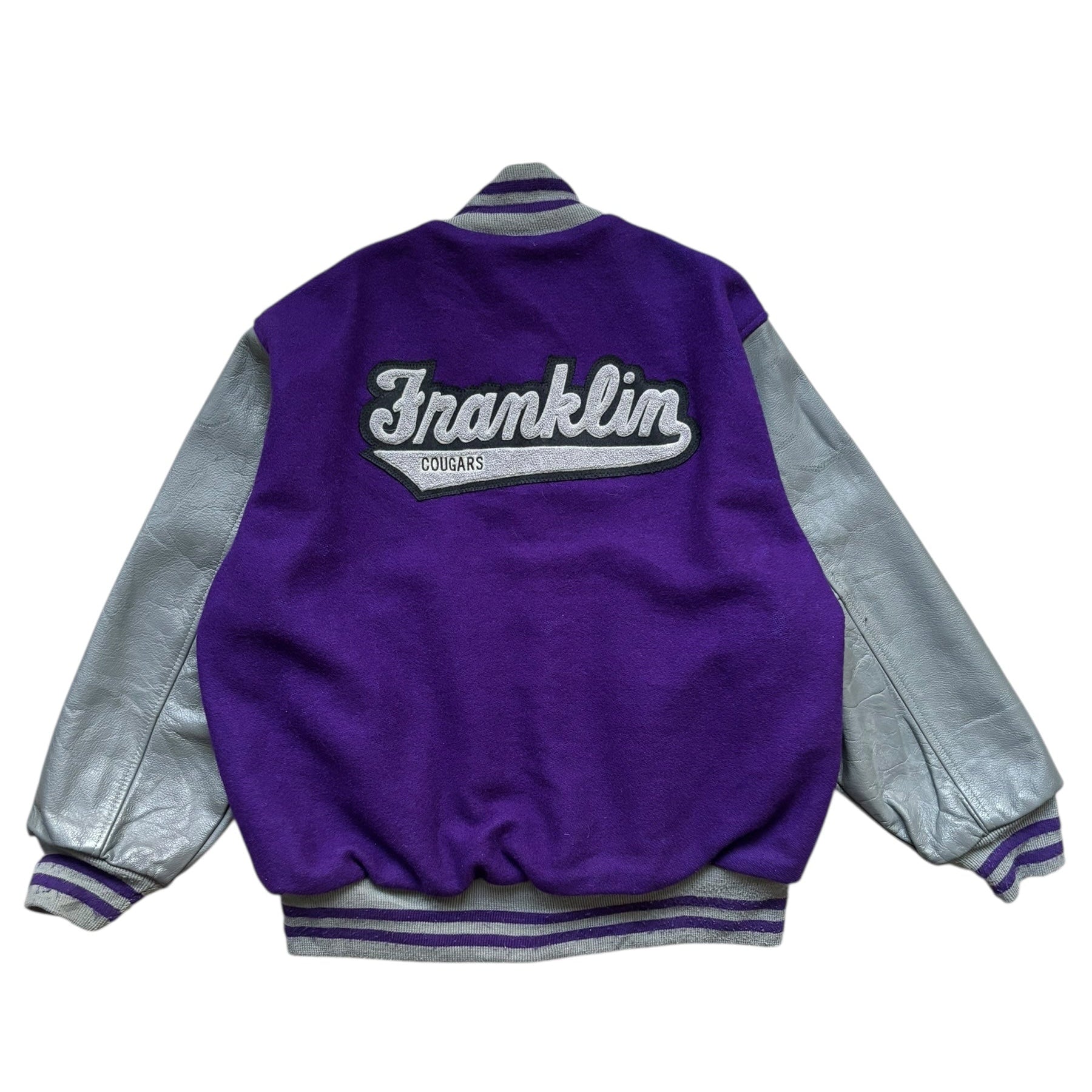Vintage Franklin Cougars Varsity Jacket (XL)