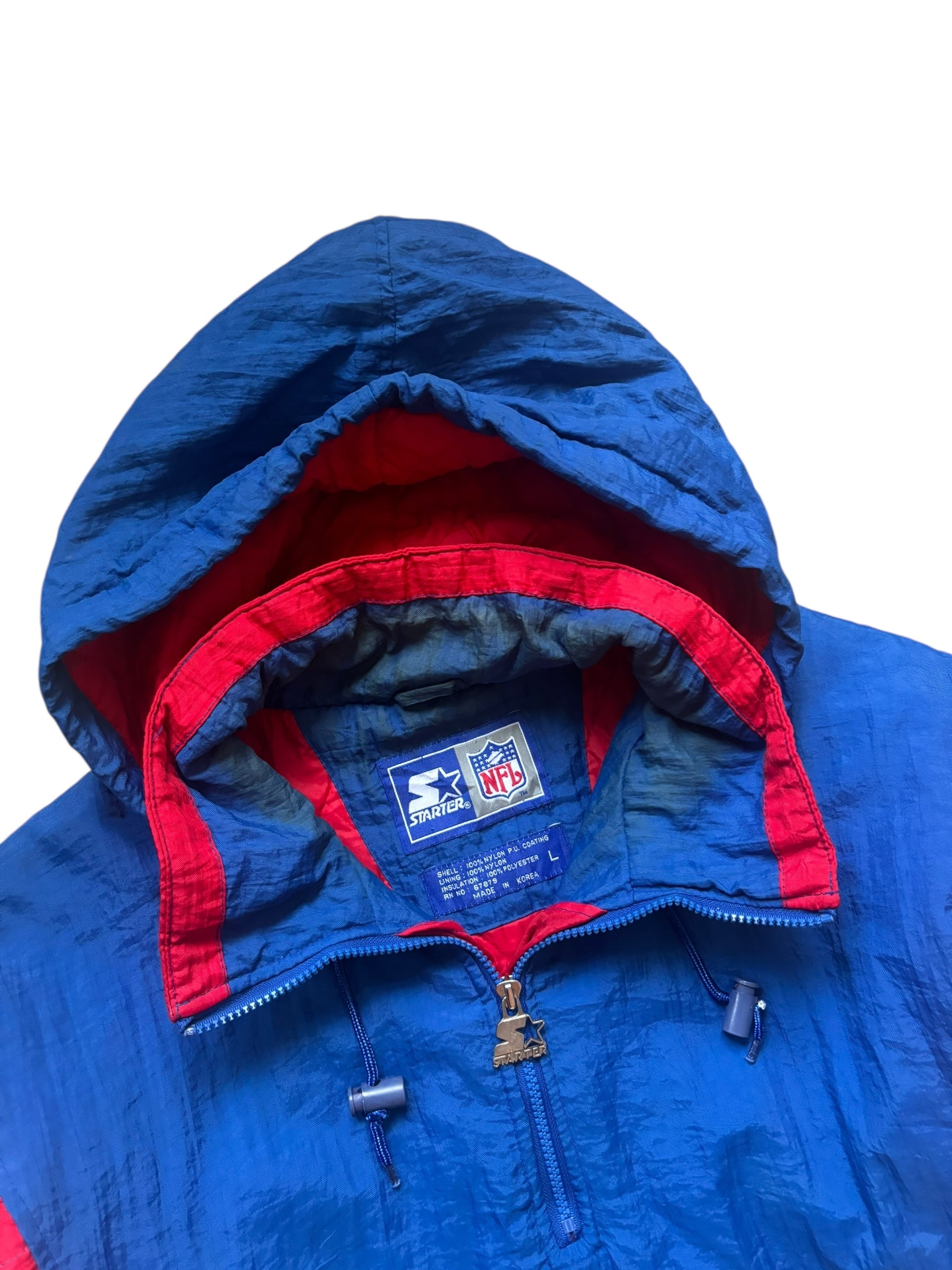 1990s Starter Buffalo Bills Hooded Jacket (L)