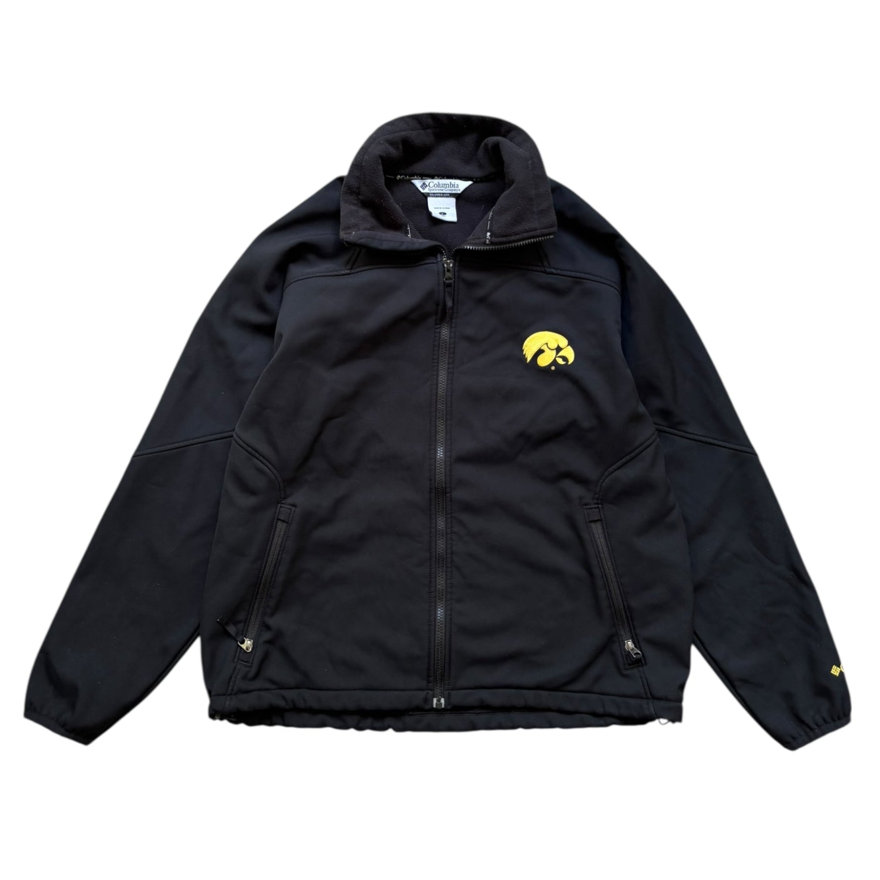 1990S Vintage Columbia Iowa Hawkeyes Jacket (L) - Quaint Vintage