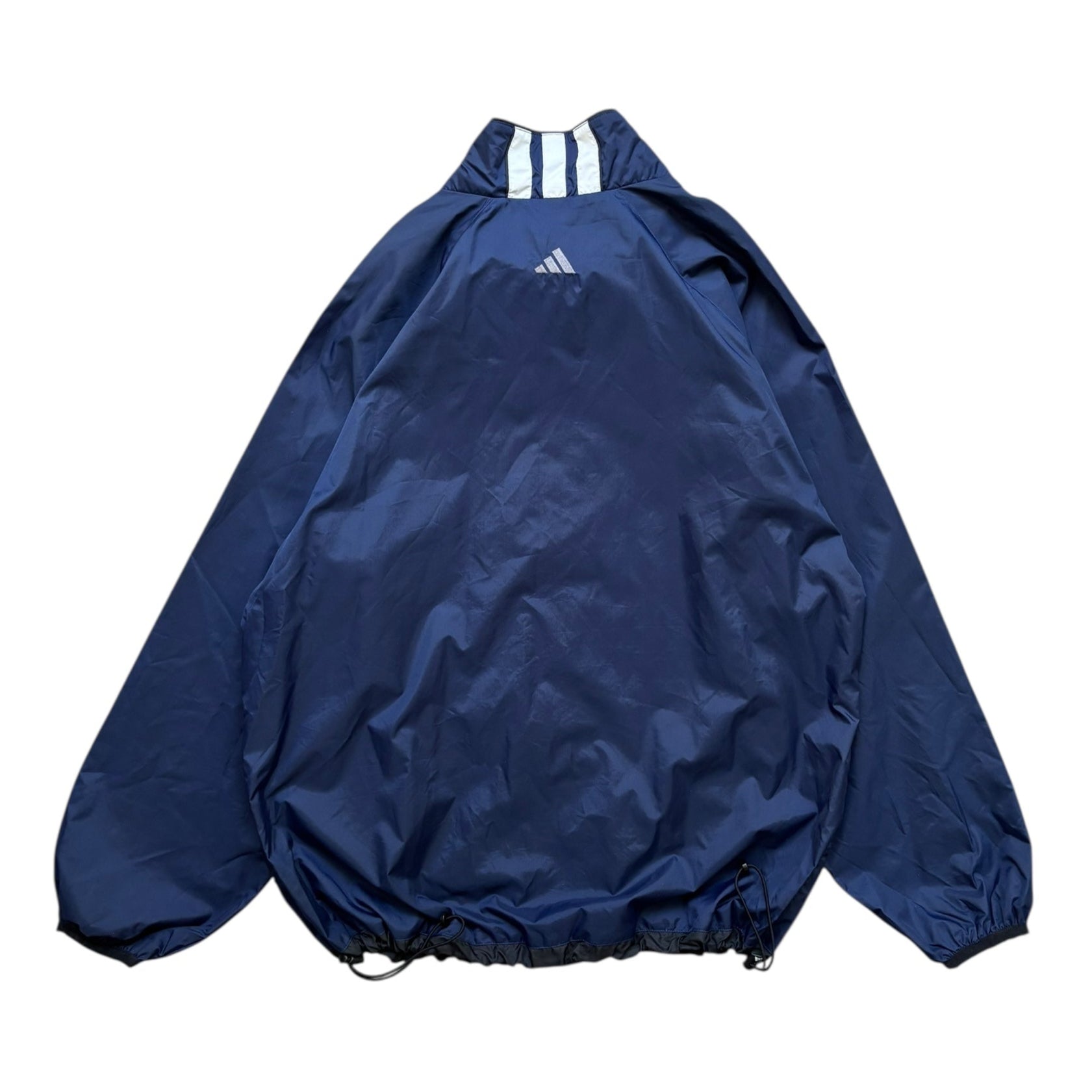 1990s Vintage Adidas Three Stripes Windbreaker (XL) - Quaint Vintage