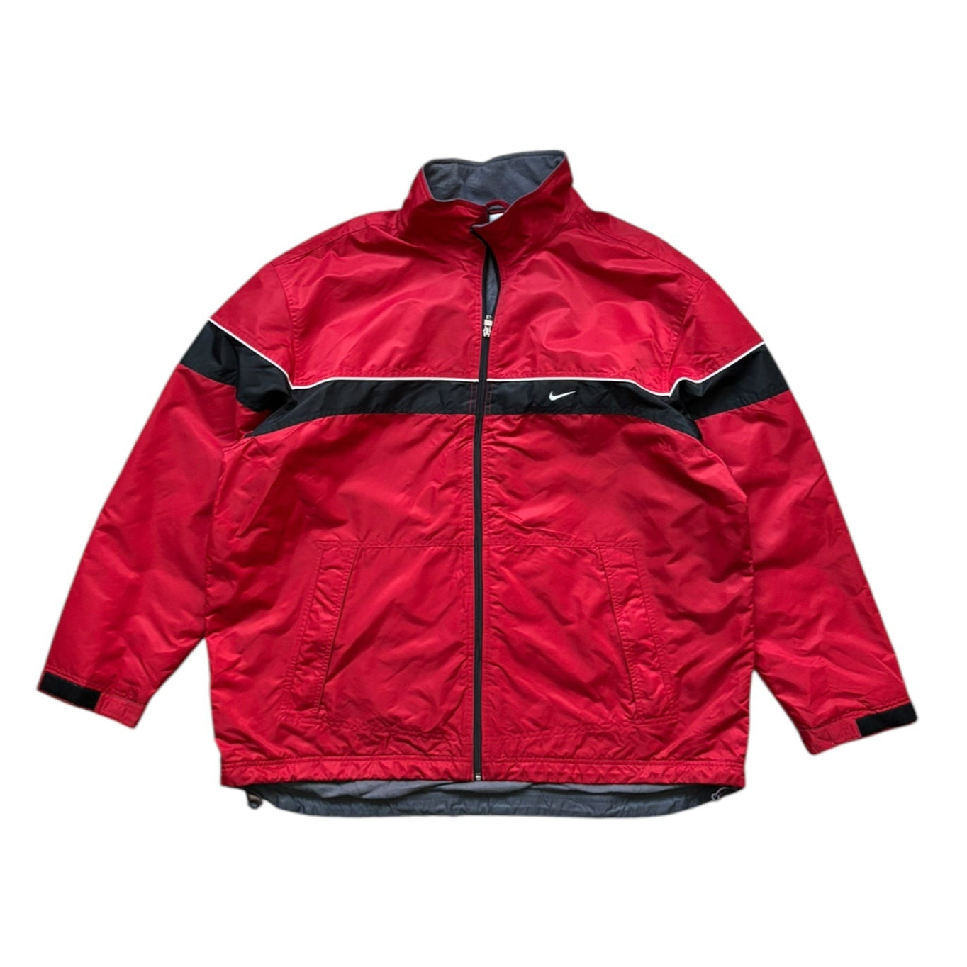 1990s Vintage Nike Fleece-Lined Coat (XXL) - Quaint Vintage
