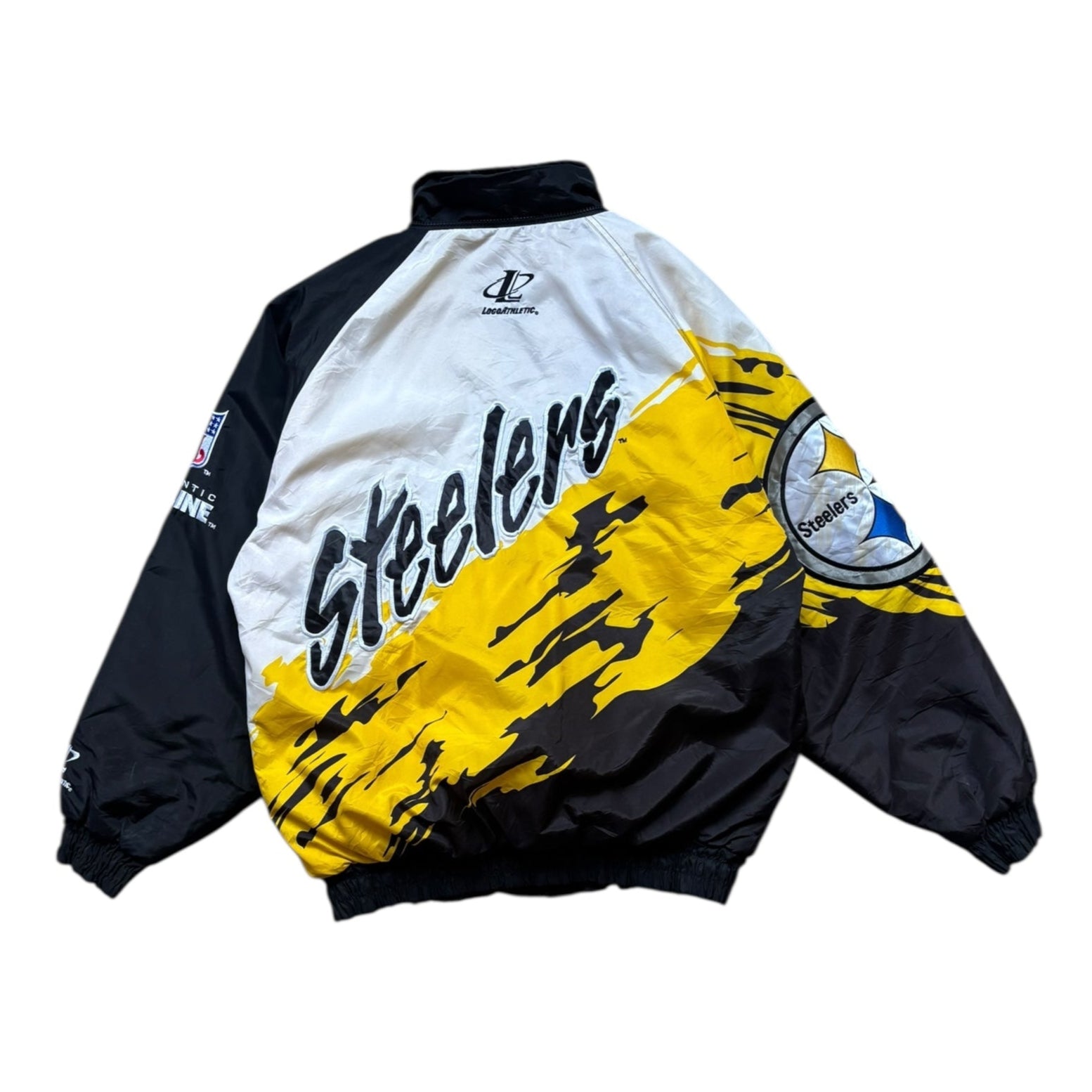 1990s Vintage Pro Line NFL Pittsburgh Steelers Jacket (L) - Quaint Vintage