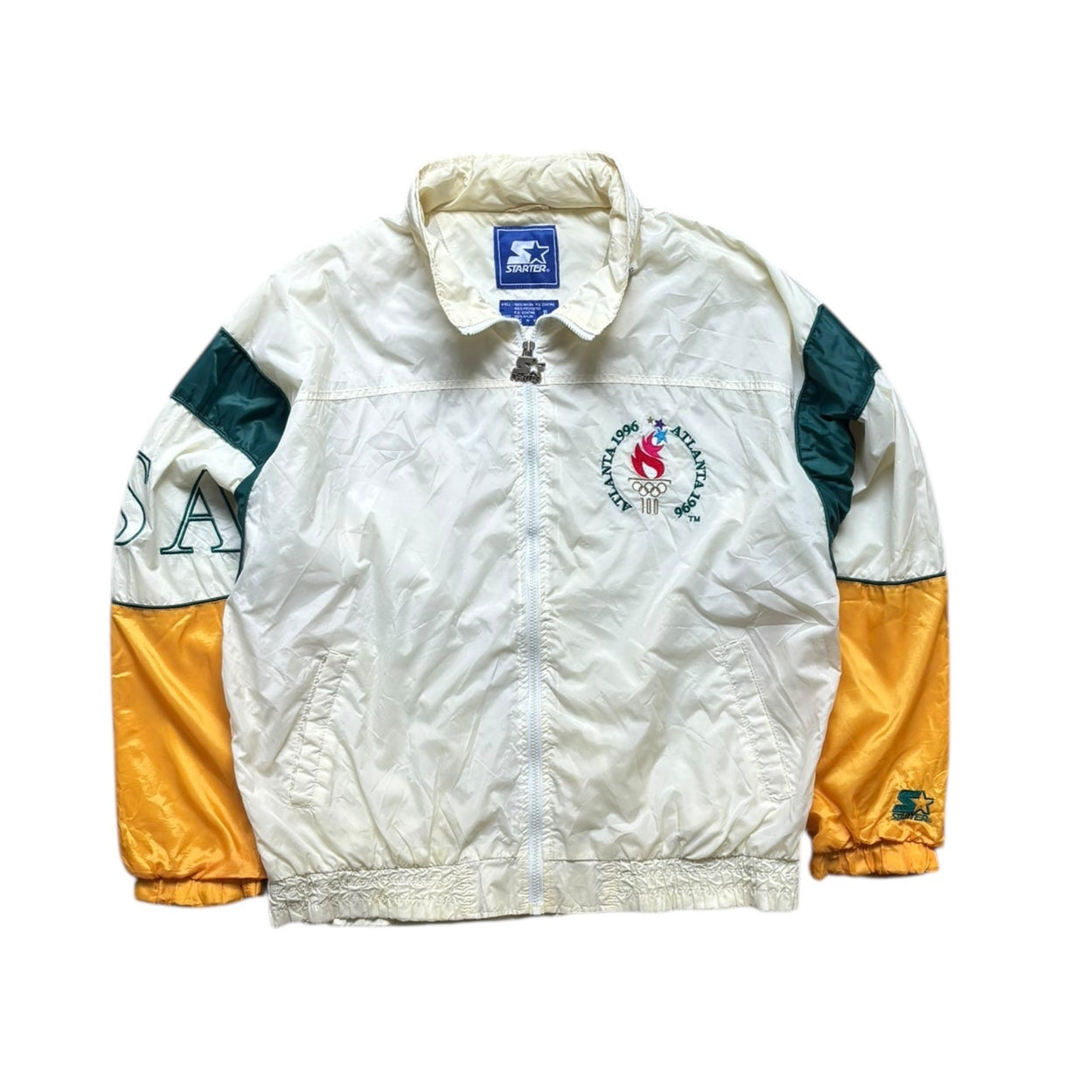 1996 Vintage Starter Atlanta Olympics Track Jacket (XL) - Quaint Vintage