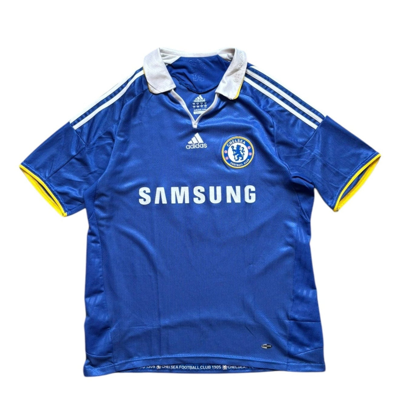 Adidas Chelsea 2007/08 Football Shirt (M) - Quaint Vintage