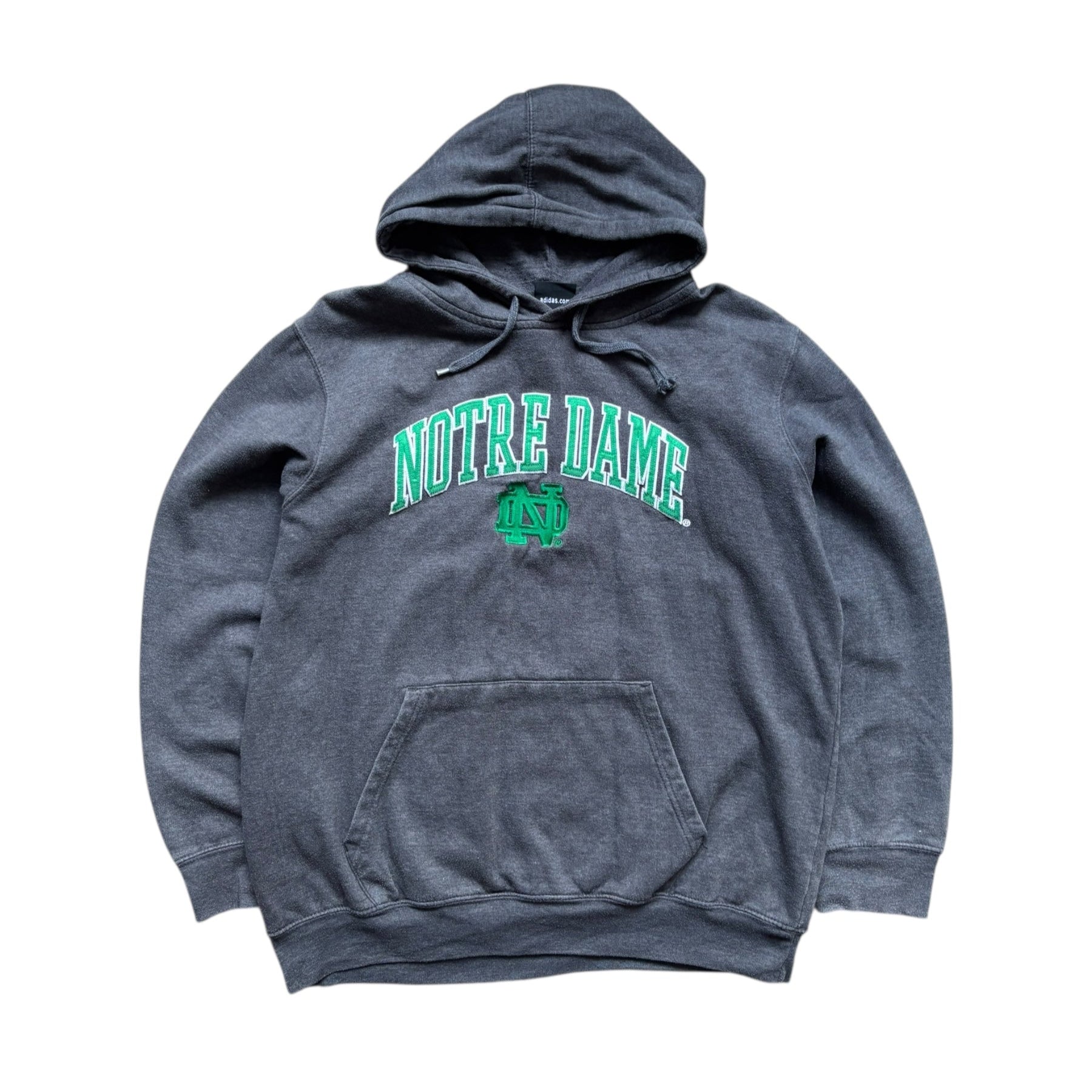 Adidas Notre Dame Hoodie (S) - Quaint Vintage