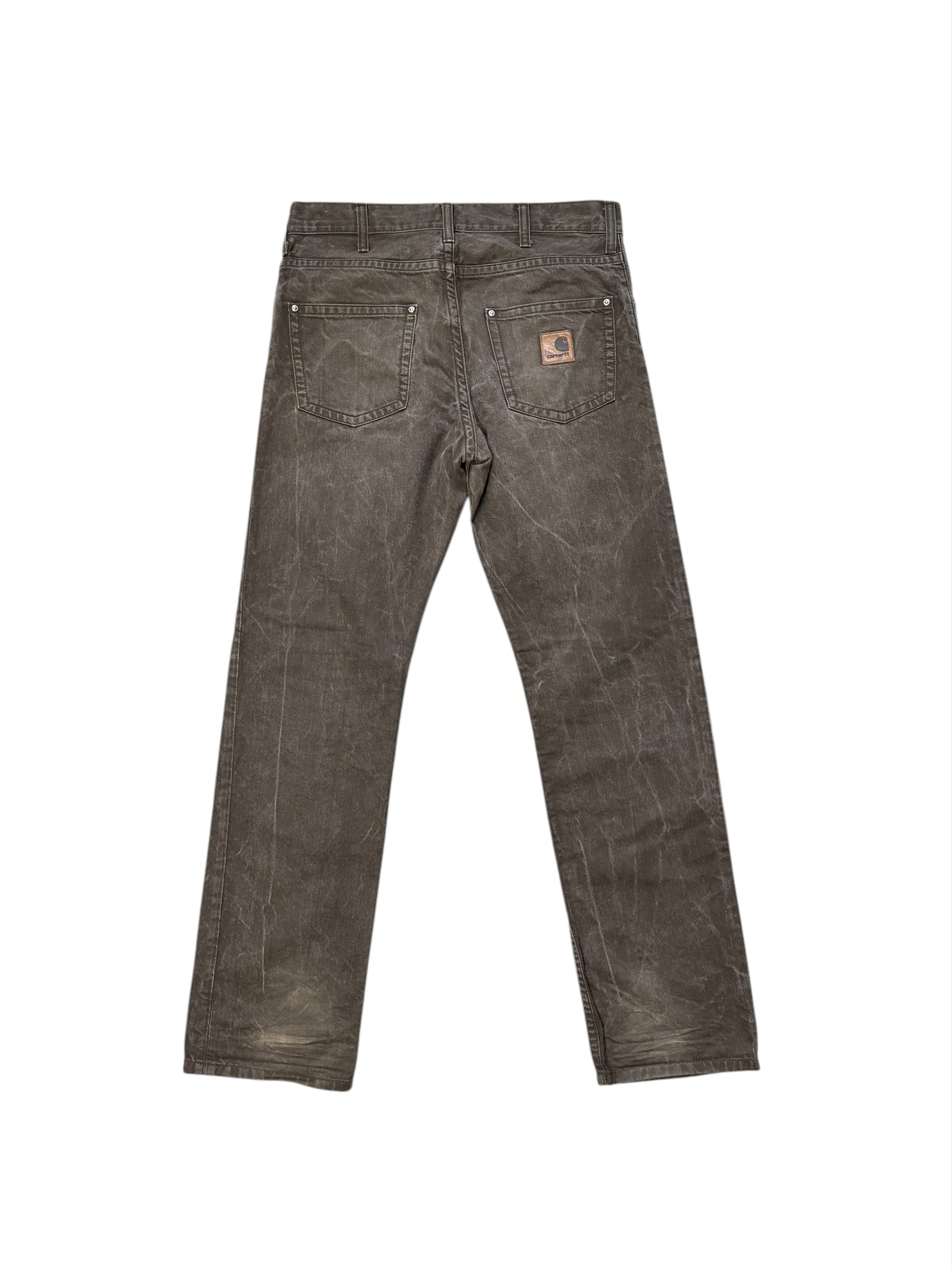 Carhartt Brown Denim Pants W30 - Quaint Vintage