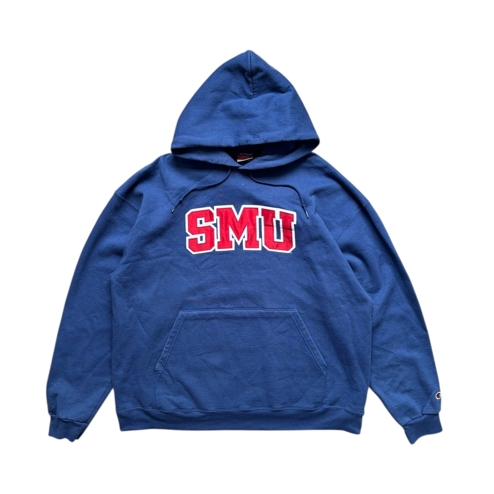 Champion SMU College Hoodie (XL) - Quaint Vintage