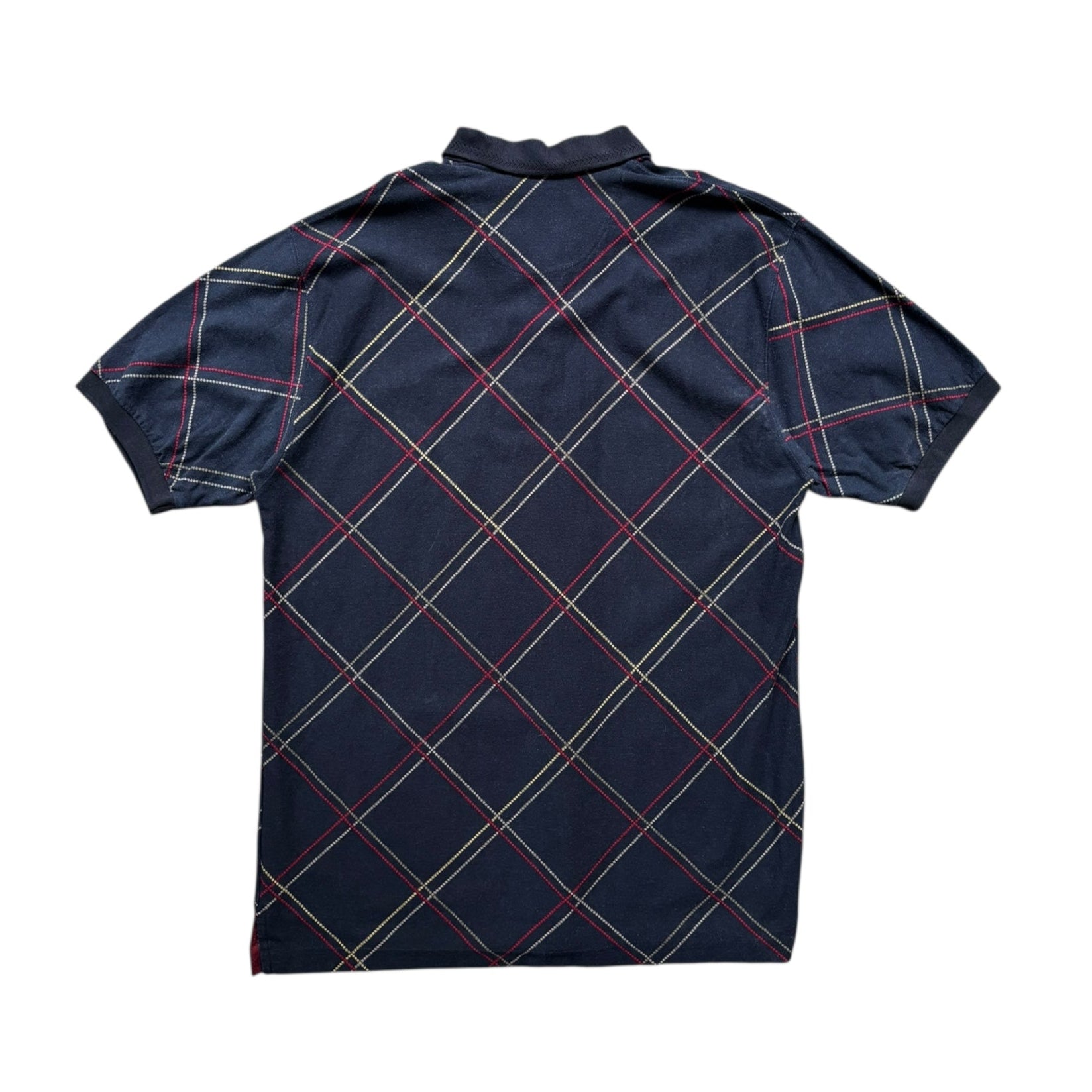 Chaps Ralph Lauren Patterned Polo T-Shirt - Quaint Vintage