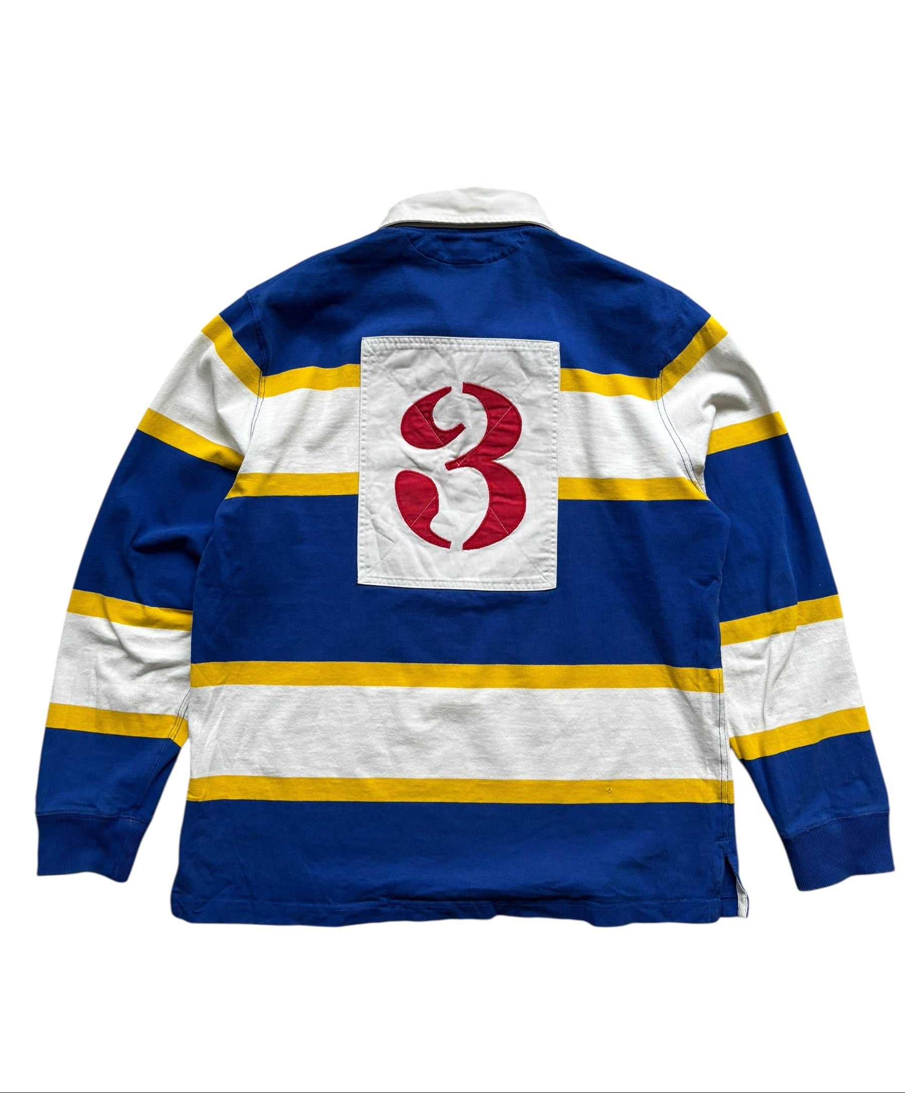 Vintage Ralph Lauren Striped Rugby Polo Shirt (L)