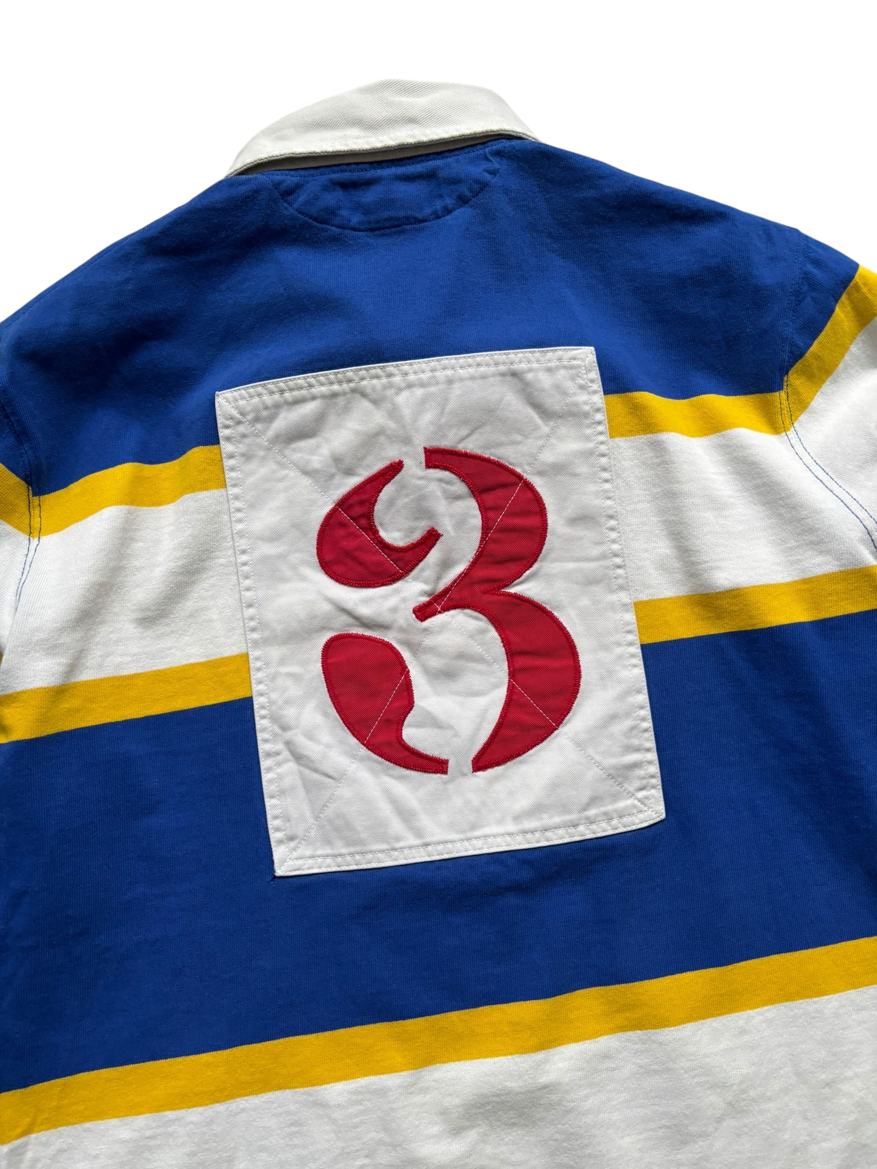 Vintage Ralph Lauren Striped Rugby Polo Shirt (L)
