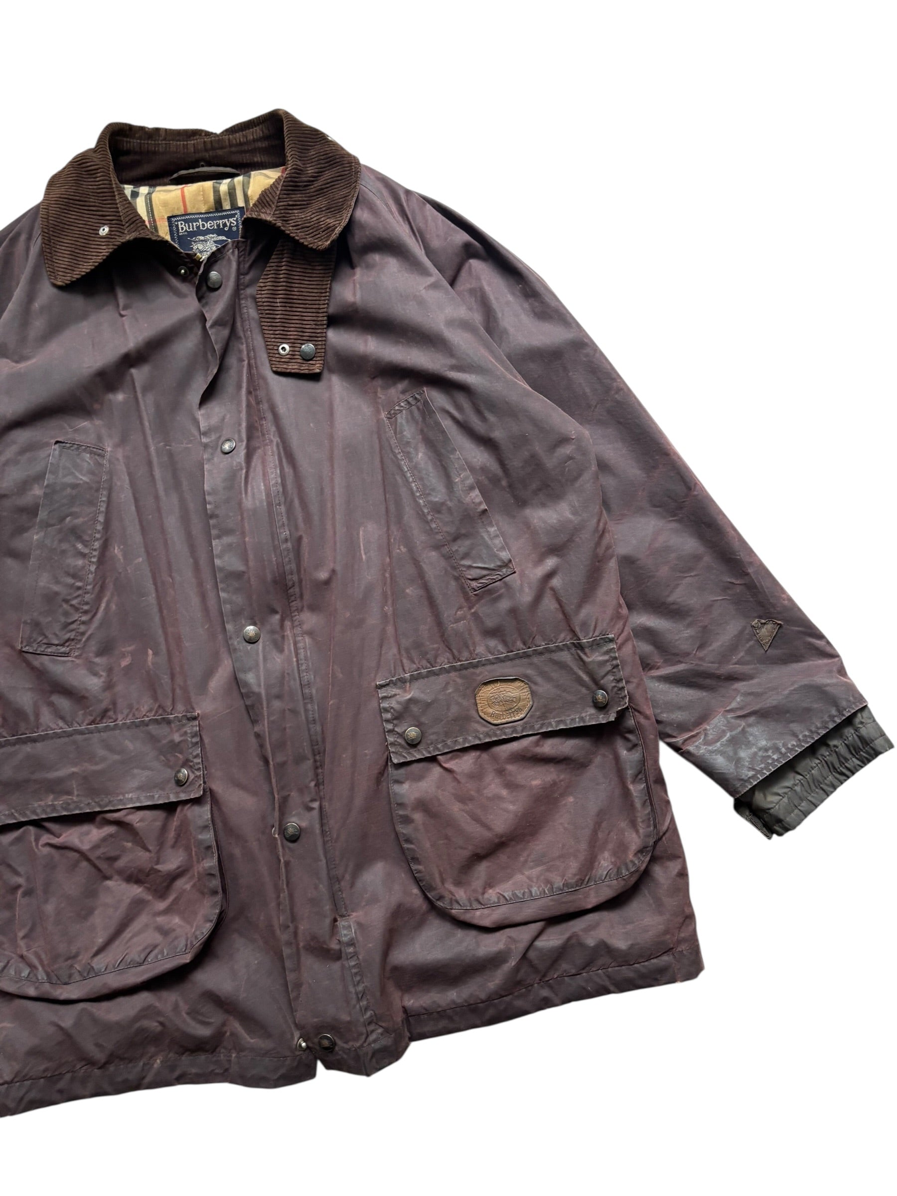 1990s Burberry's Wax Jacket (XL)