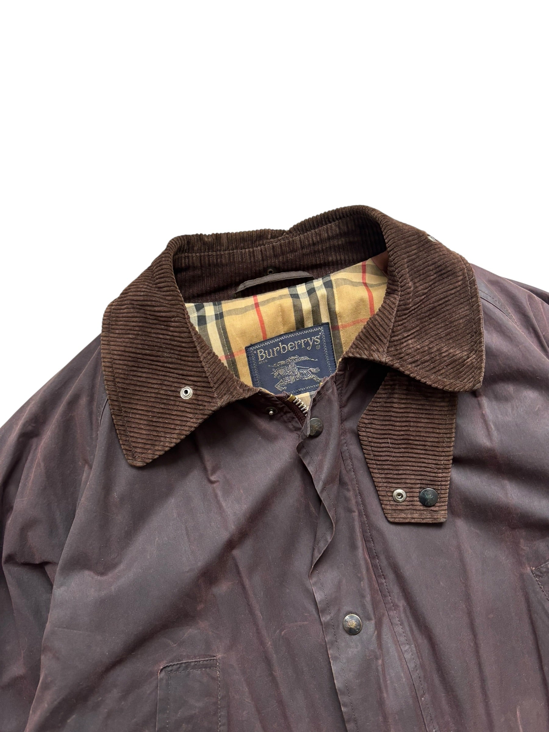 1990s Burberry's Wax Jacket (XL)