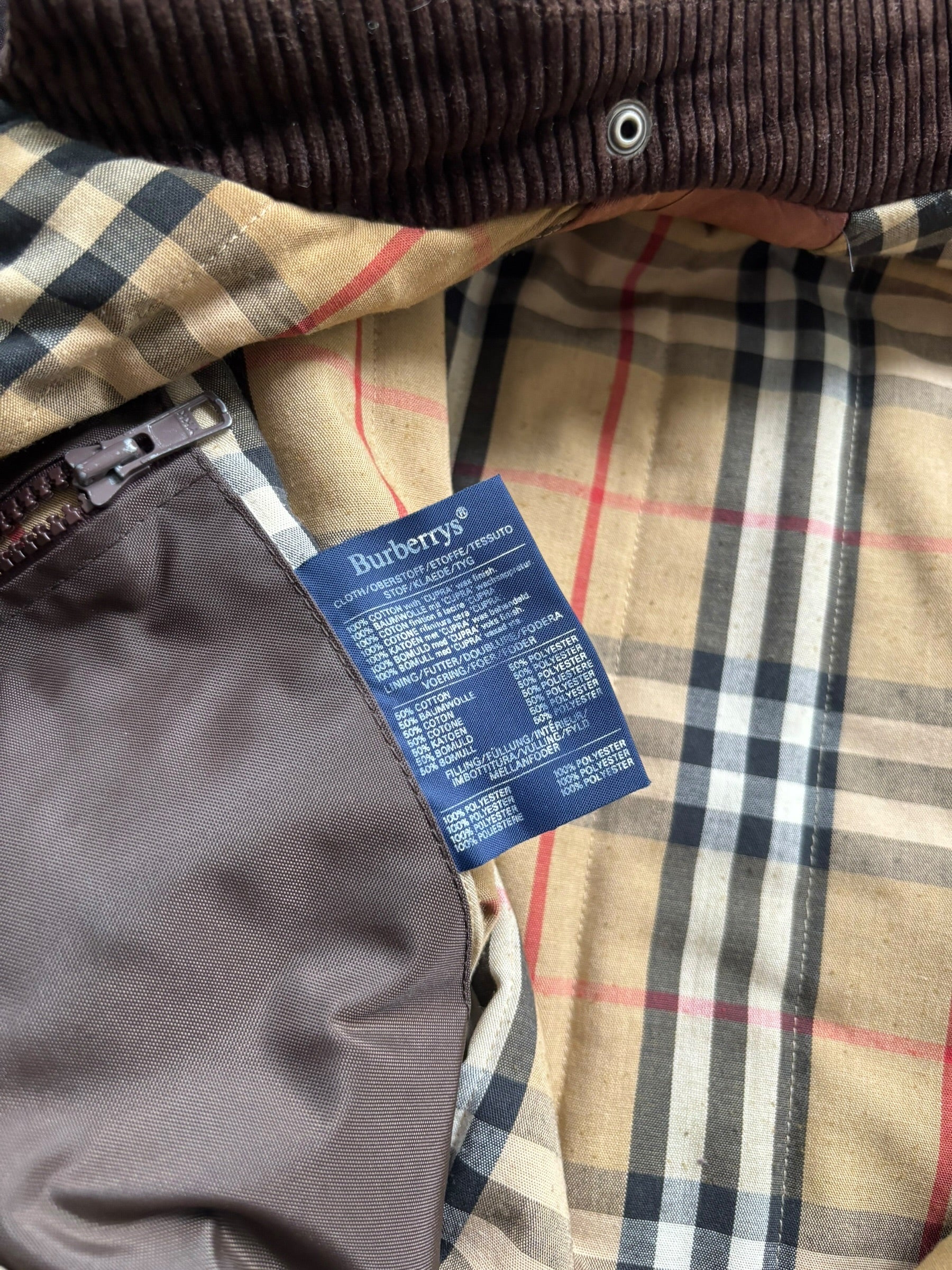 1990s Burberry's Wax Jacket (XL)