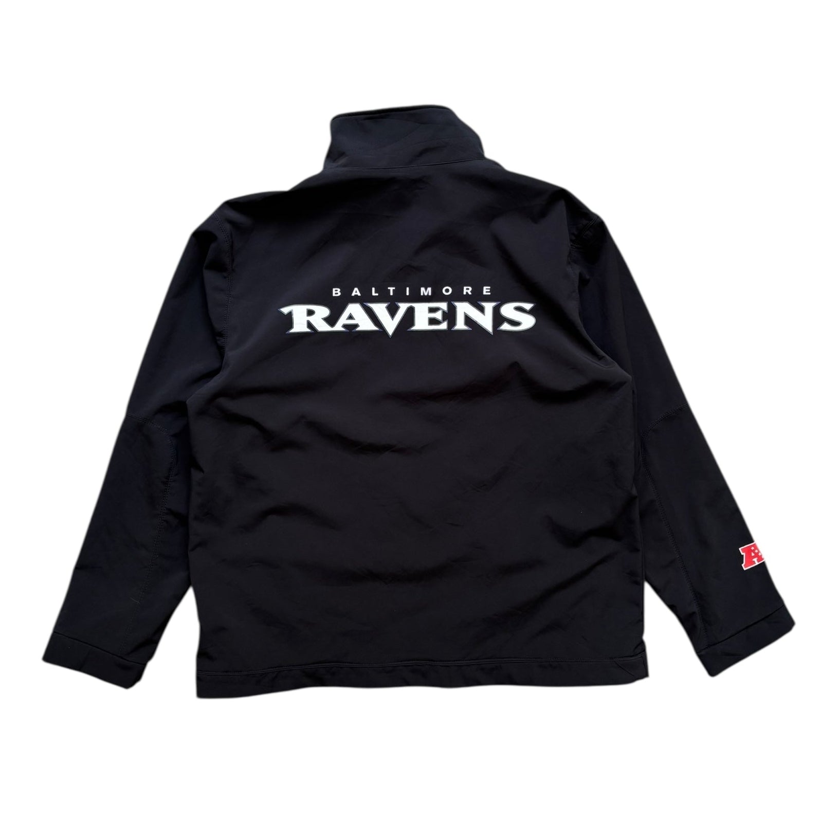 NFL Baltimore Ravens Zip-Up Sport Jacket (L) - Quaint Vintage