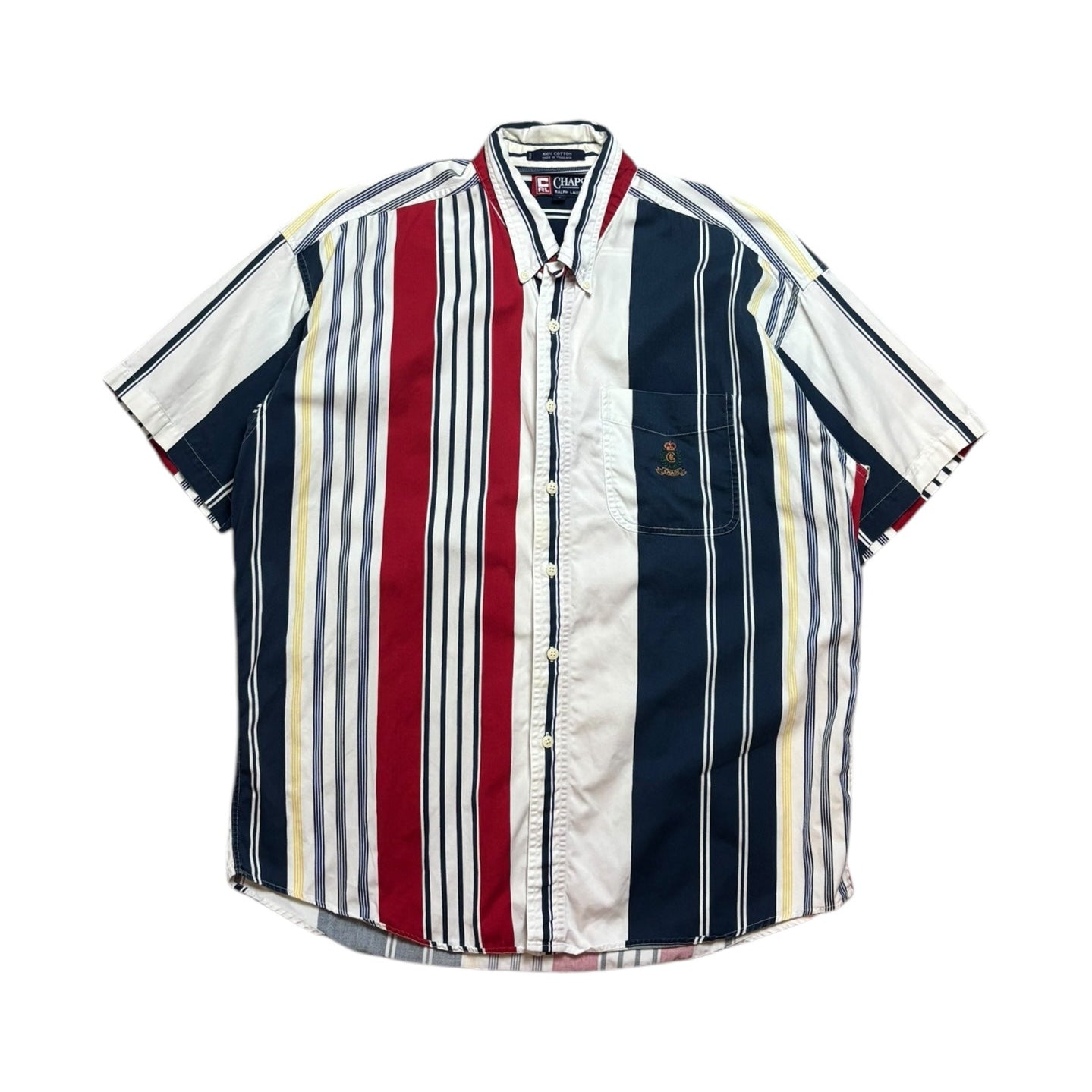 Vintage Chaps Short Sleeve Shirt (L) - Quaint Vintage