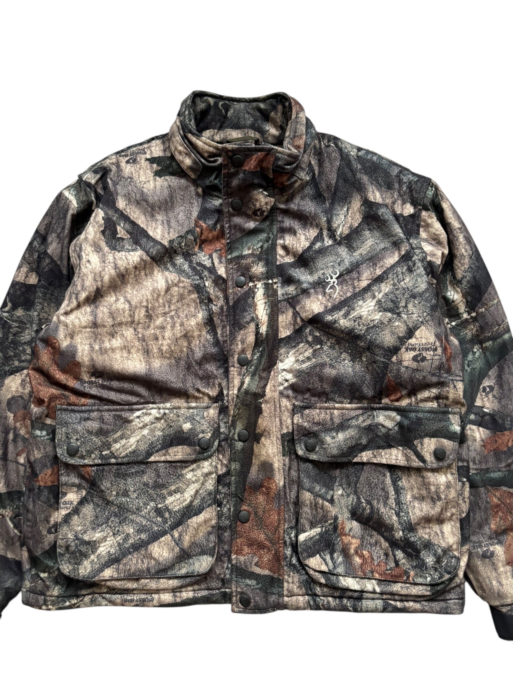 Vintage Zip-Up Hunting Jacket (XL)