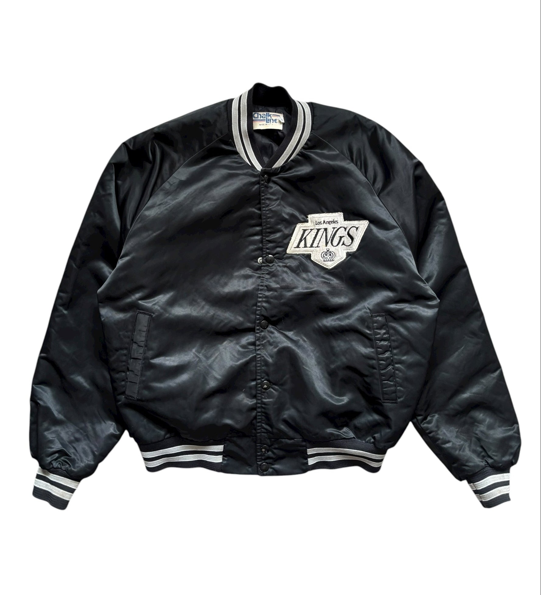 1980s Chalk Line Los Angeles Kings Bomber Jacket (L)