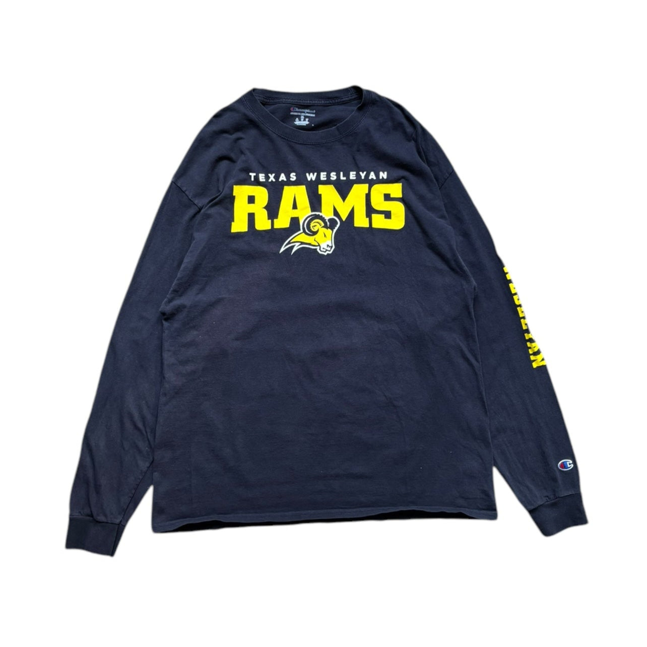 Champion Rams College Long Sleeve (L) - Quaint Vintage