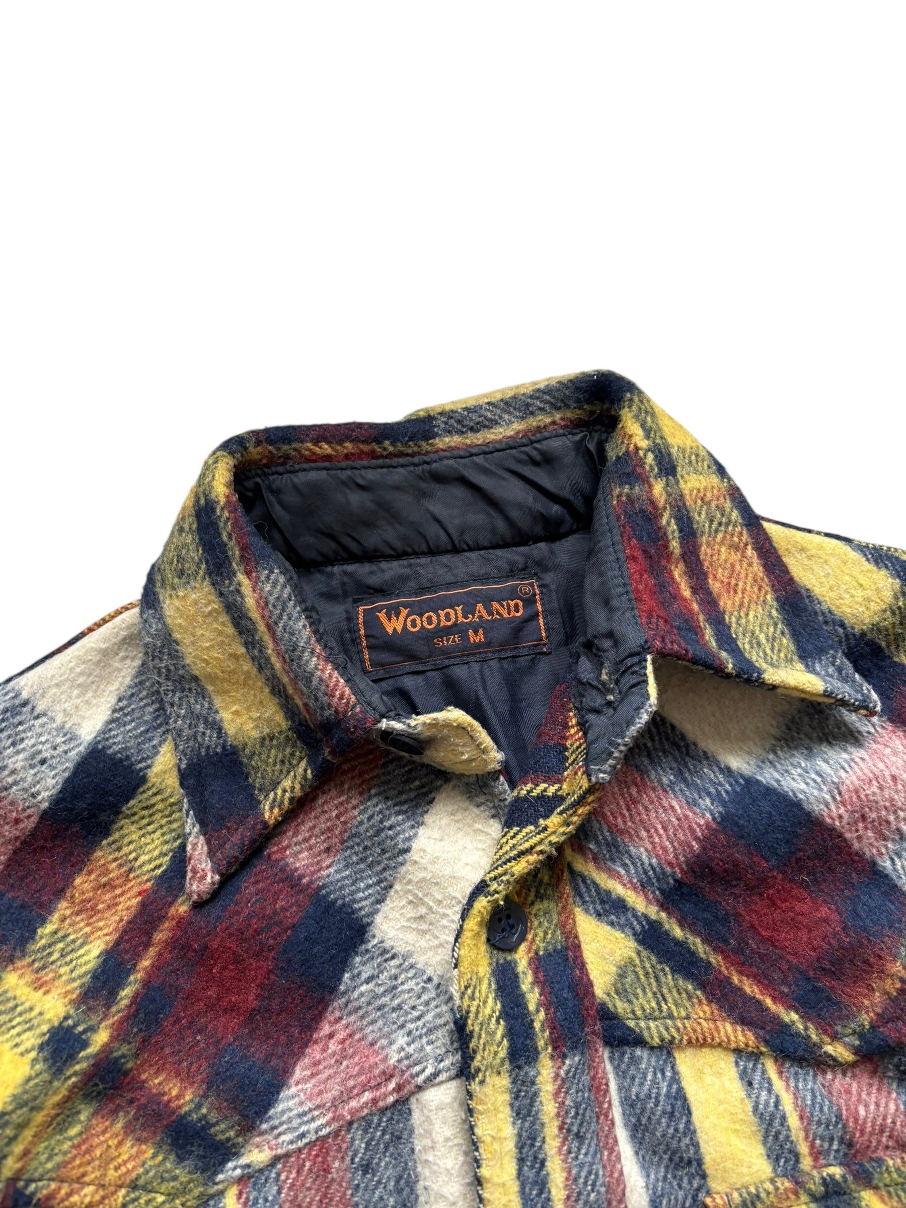 Vintage Plaid Flannel Shirt (M)