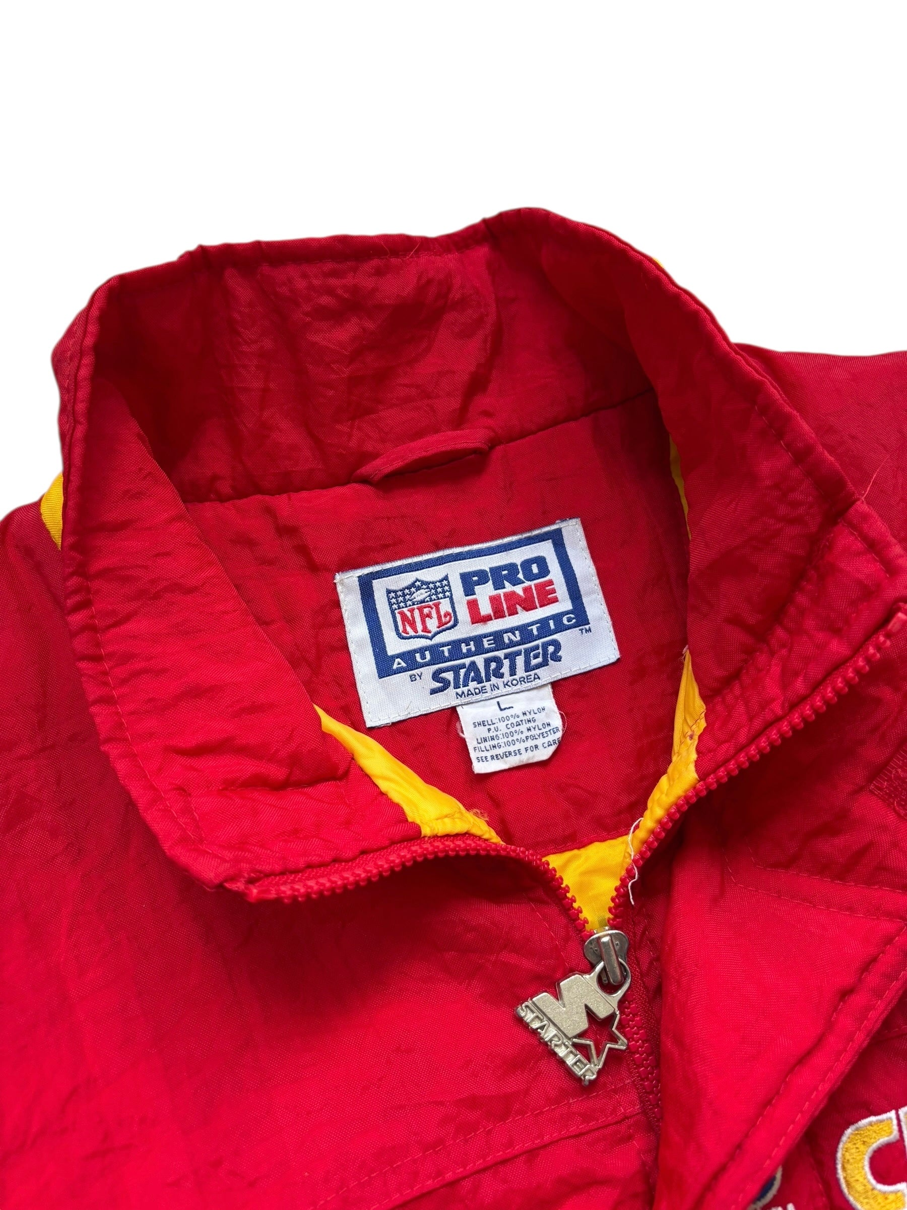 1990s NFL Pro Line Starter Kansas City Chiefs Jacket (L)