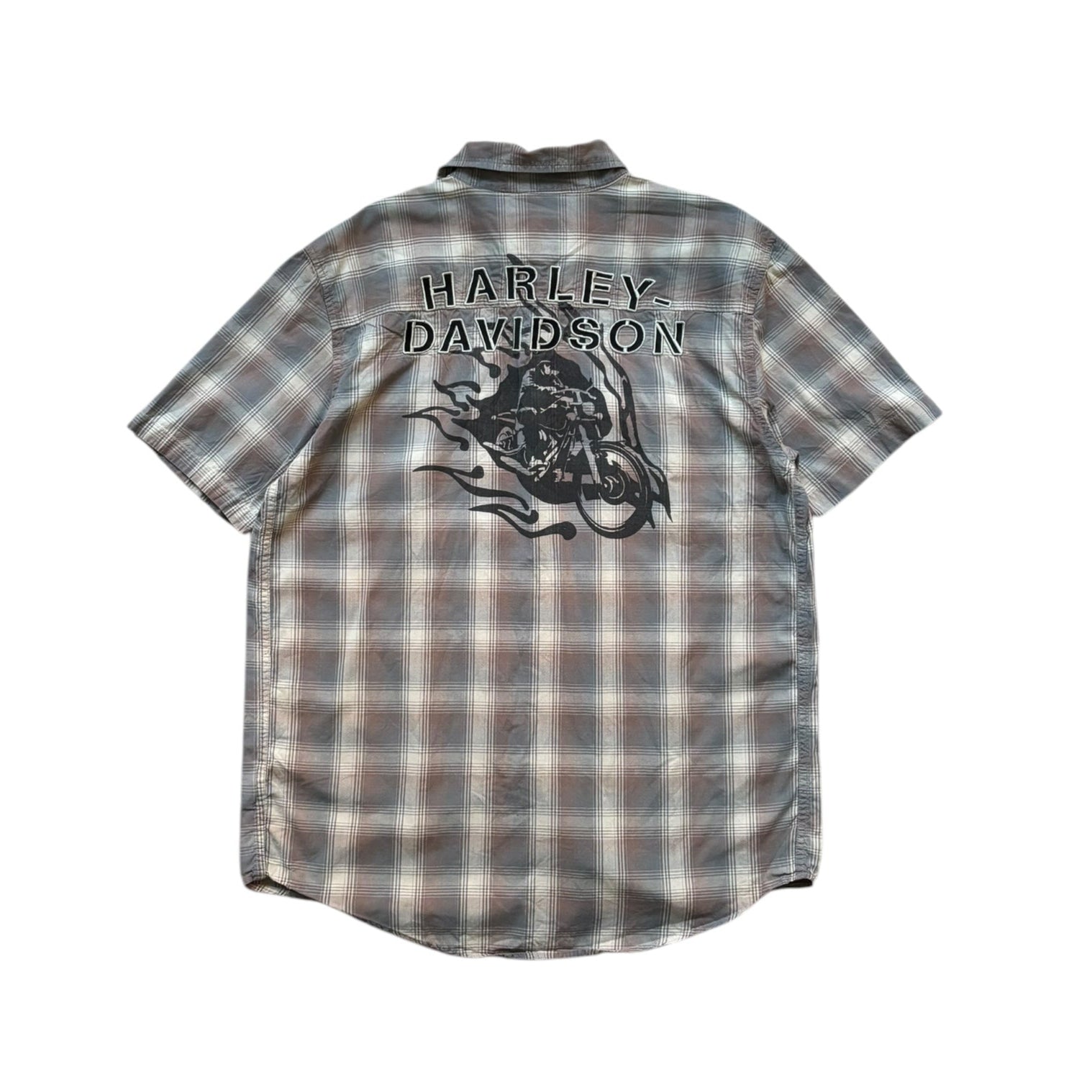 Harley Davidson Short Sleeve Shirt (M) - Quaint Vintage