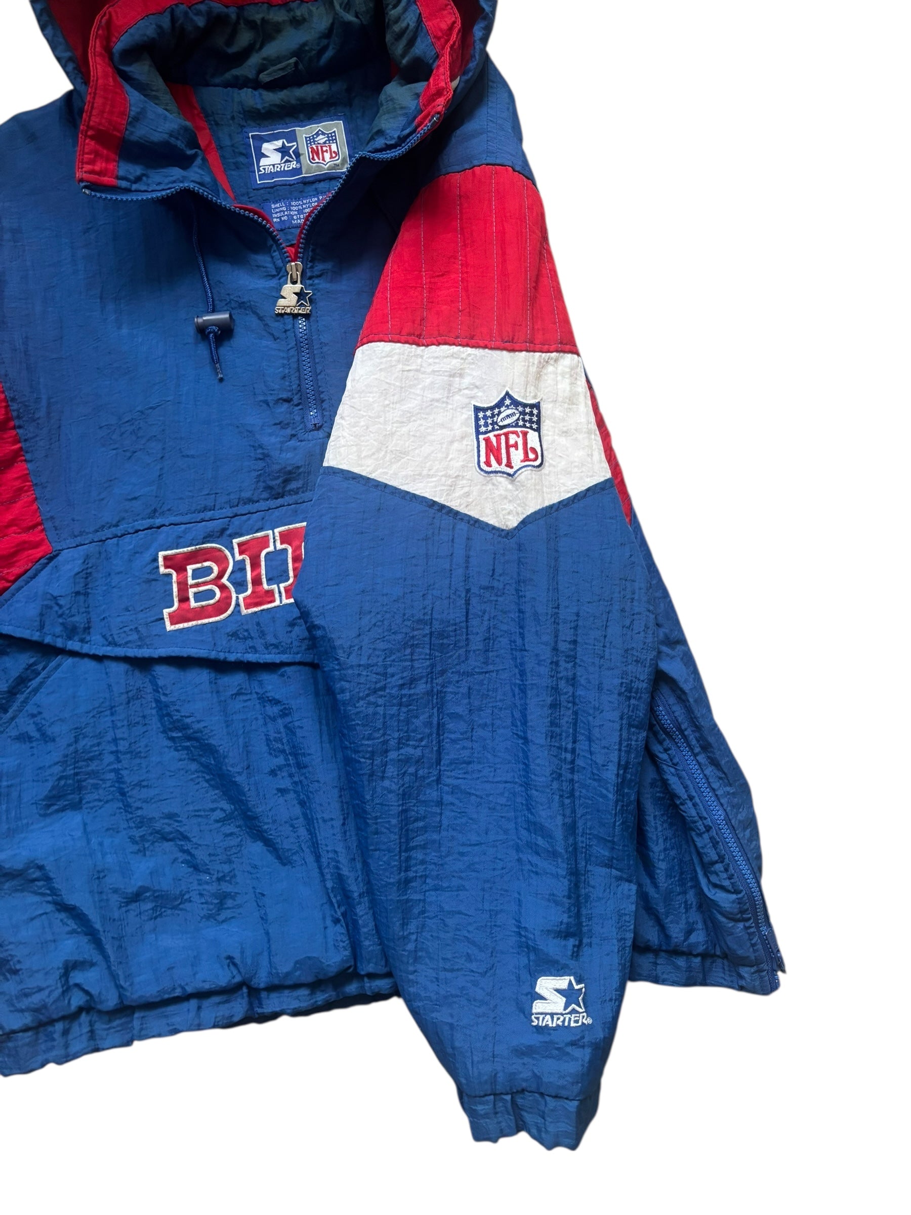 1990s Starter Buffalo Bills Hooded Jacket (L)