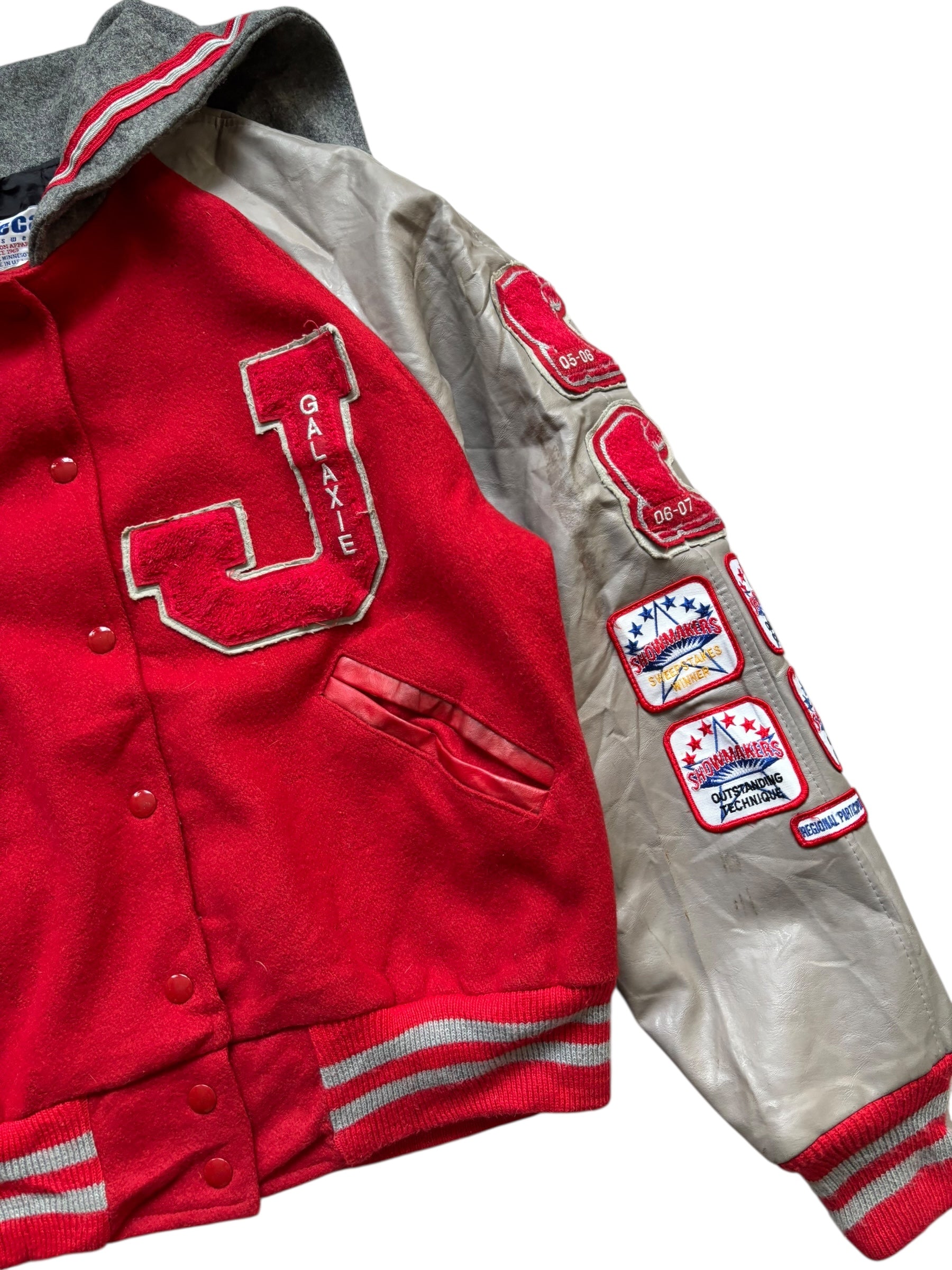 1990s Vintage Varsity Jacket Made in USA (M)