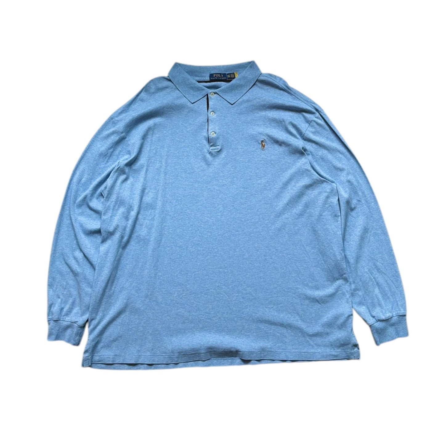 Ralph Lauren Longsleeve Polo (XXL) - Quaint Vintage