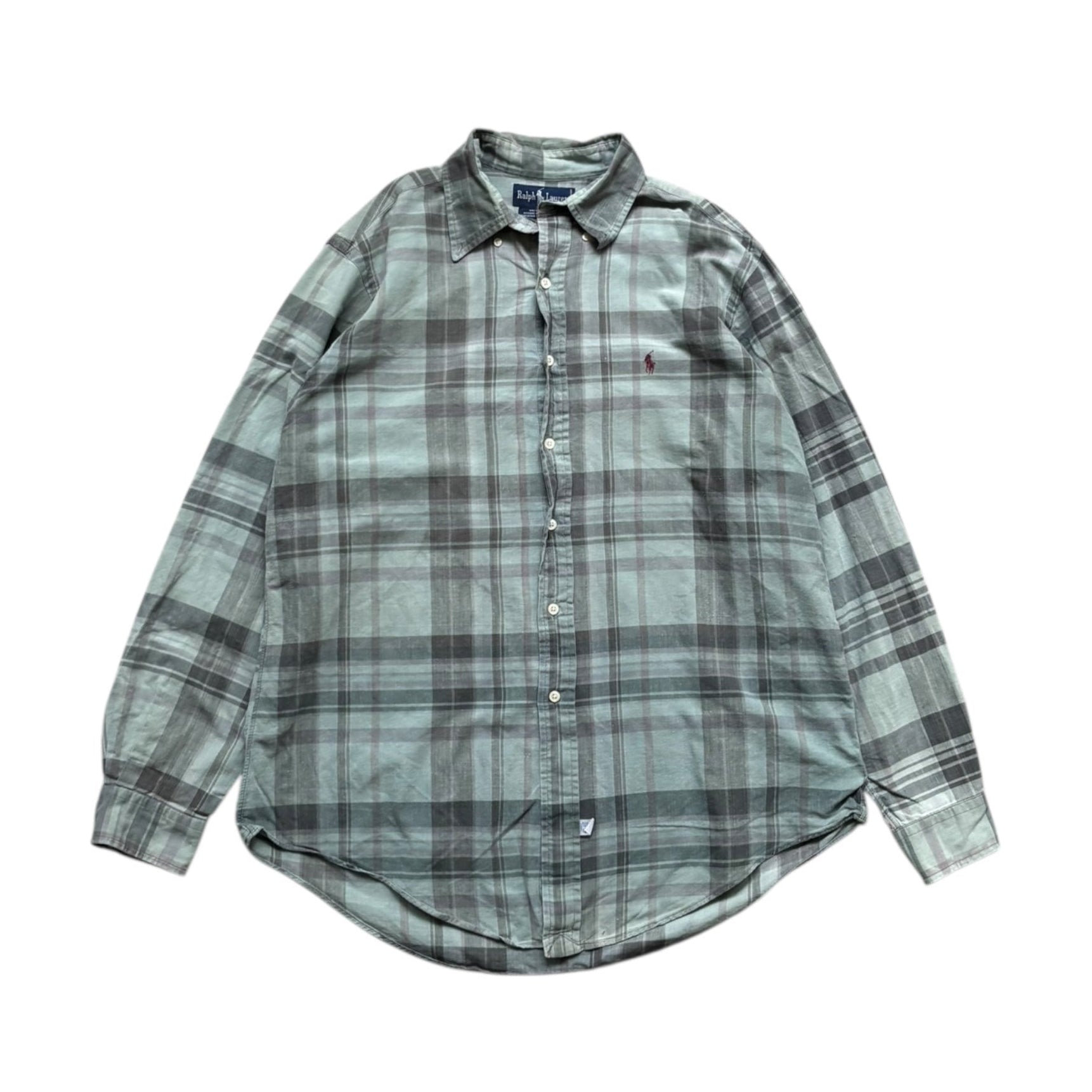 Ralph Lauren Shirt Checkered Shirt (L) - Quaint Vintage