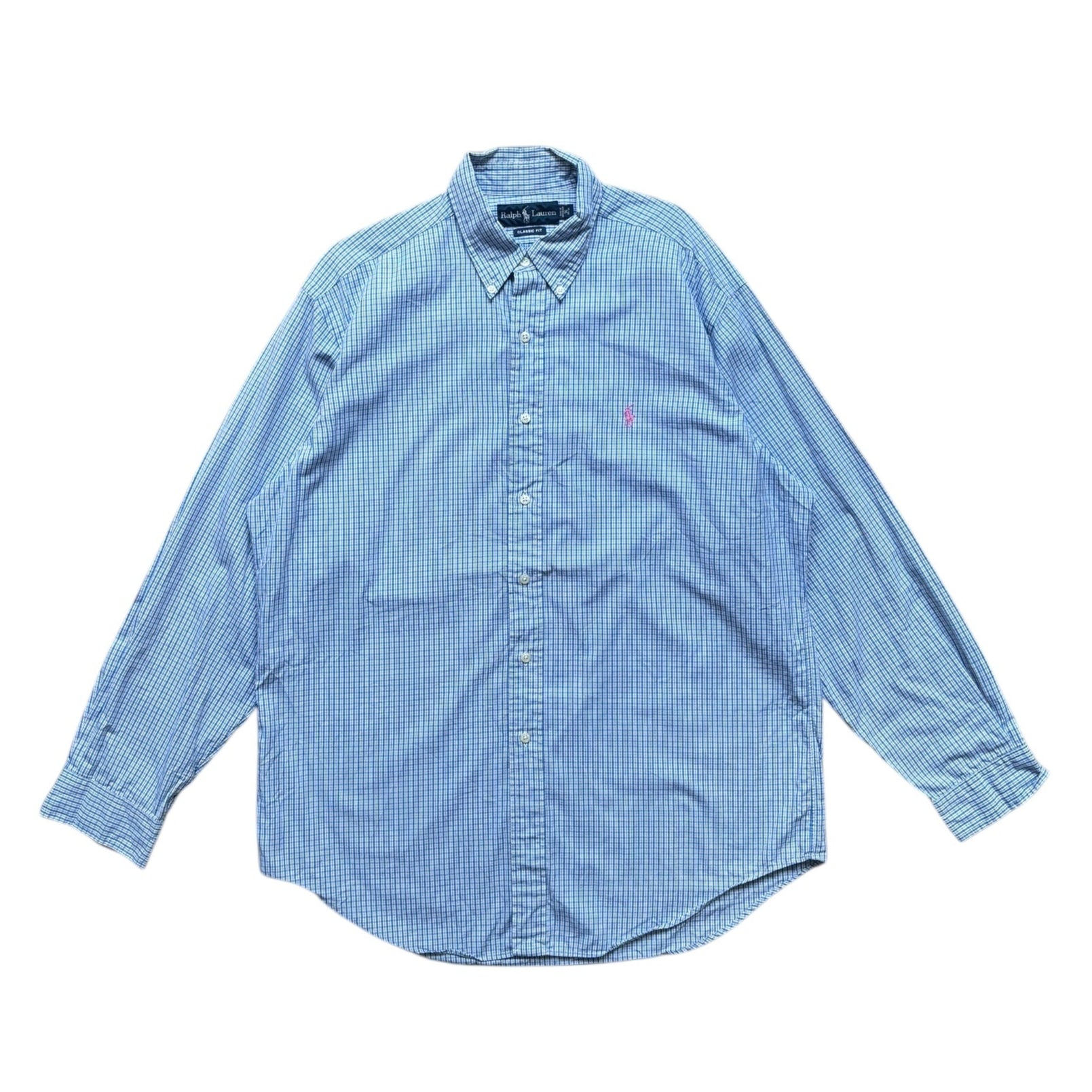 Ralph Lauren Vintage Light Blue Shirt (XL) - Quaint Vintage