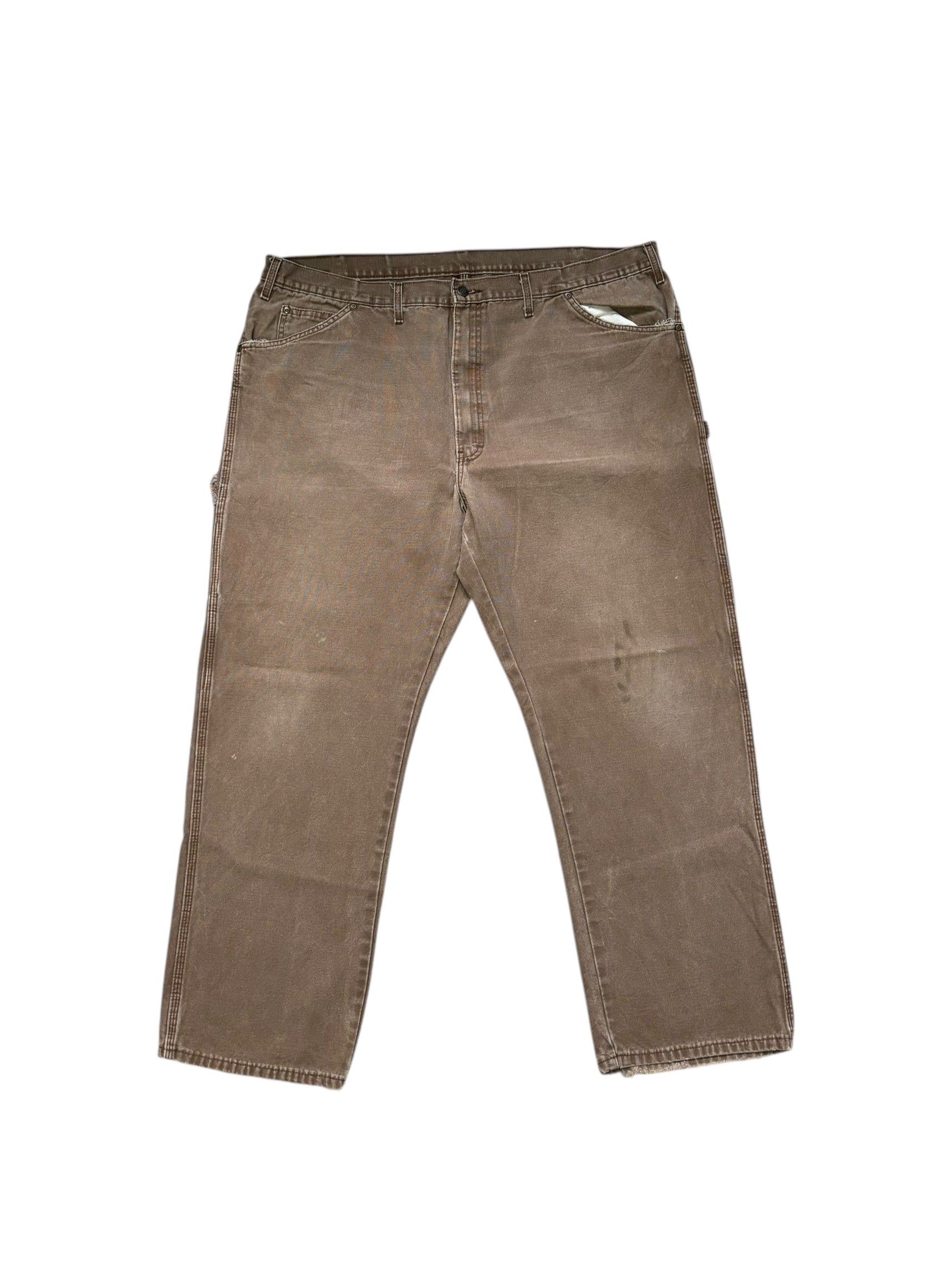 Vintage Dickies Brown Denim Pants W44 - Quaint Vintage