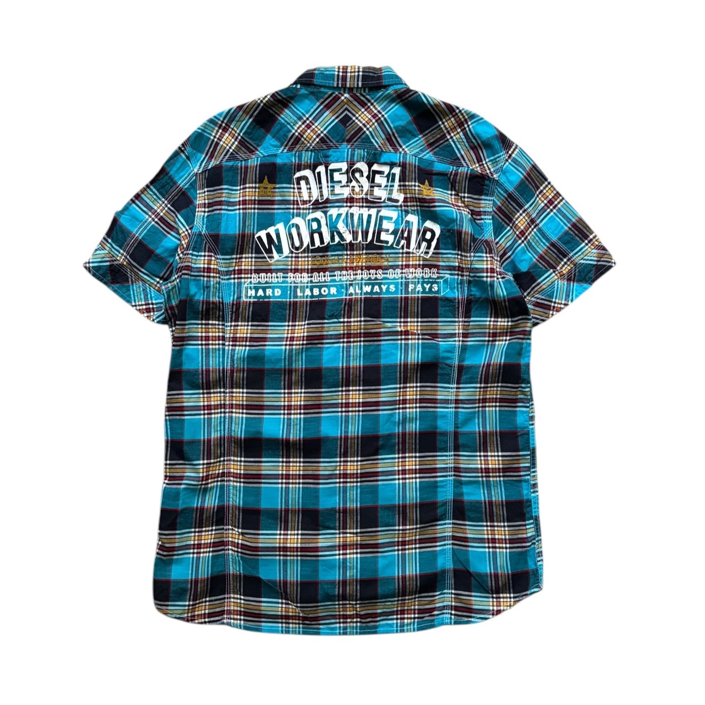 Vintage Diesel Workwear Short Sleeve Shirt (S) - Quaint Vintage
