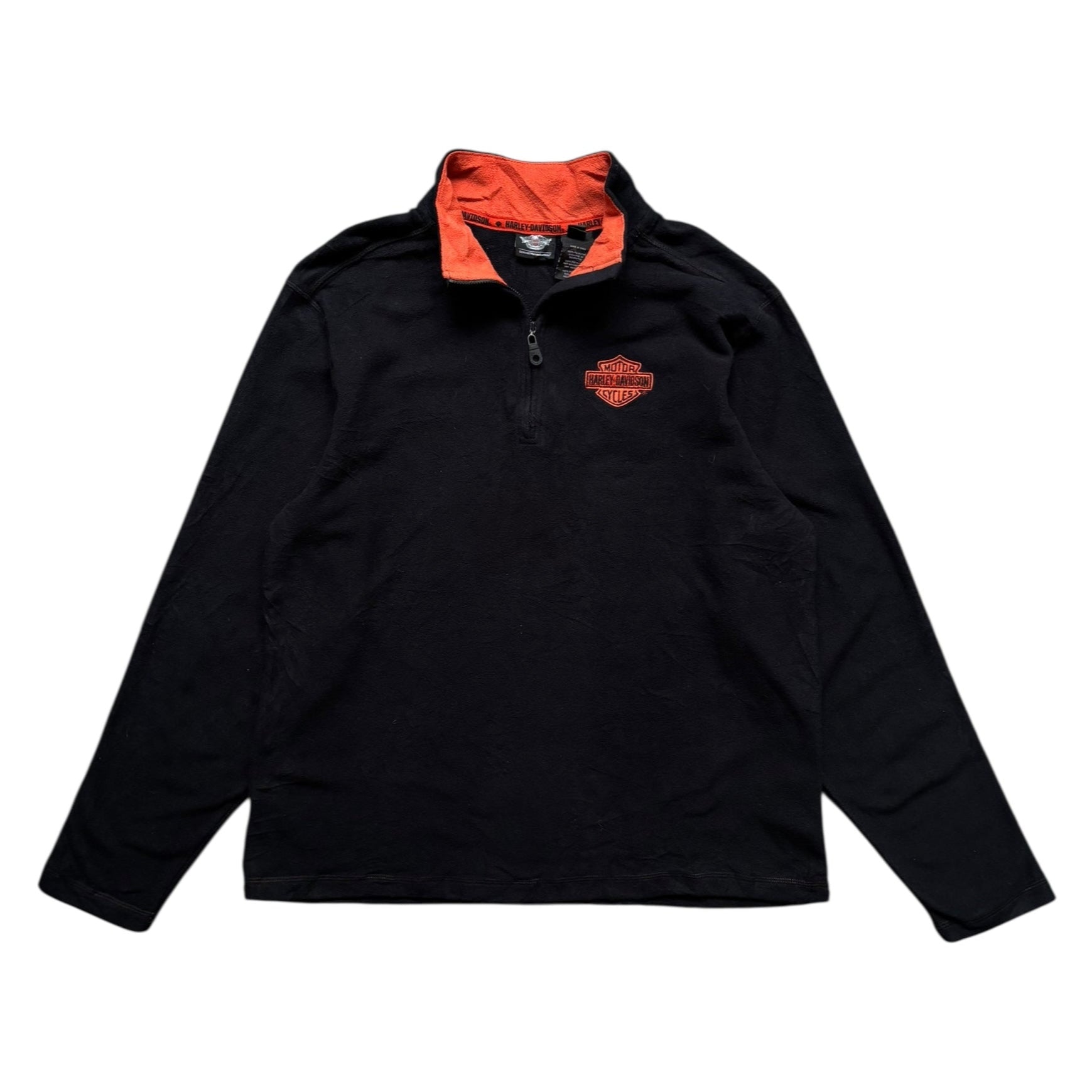 Vintage Harley Davidson Fleece Sweater - Quaint Vintage