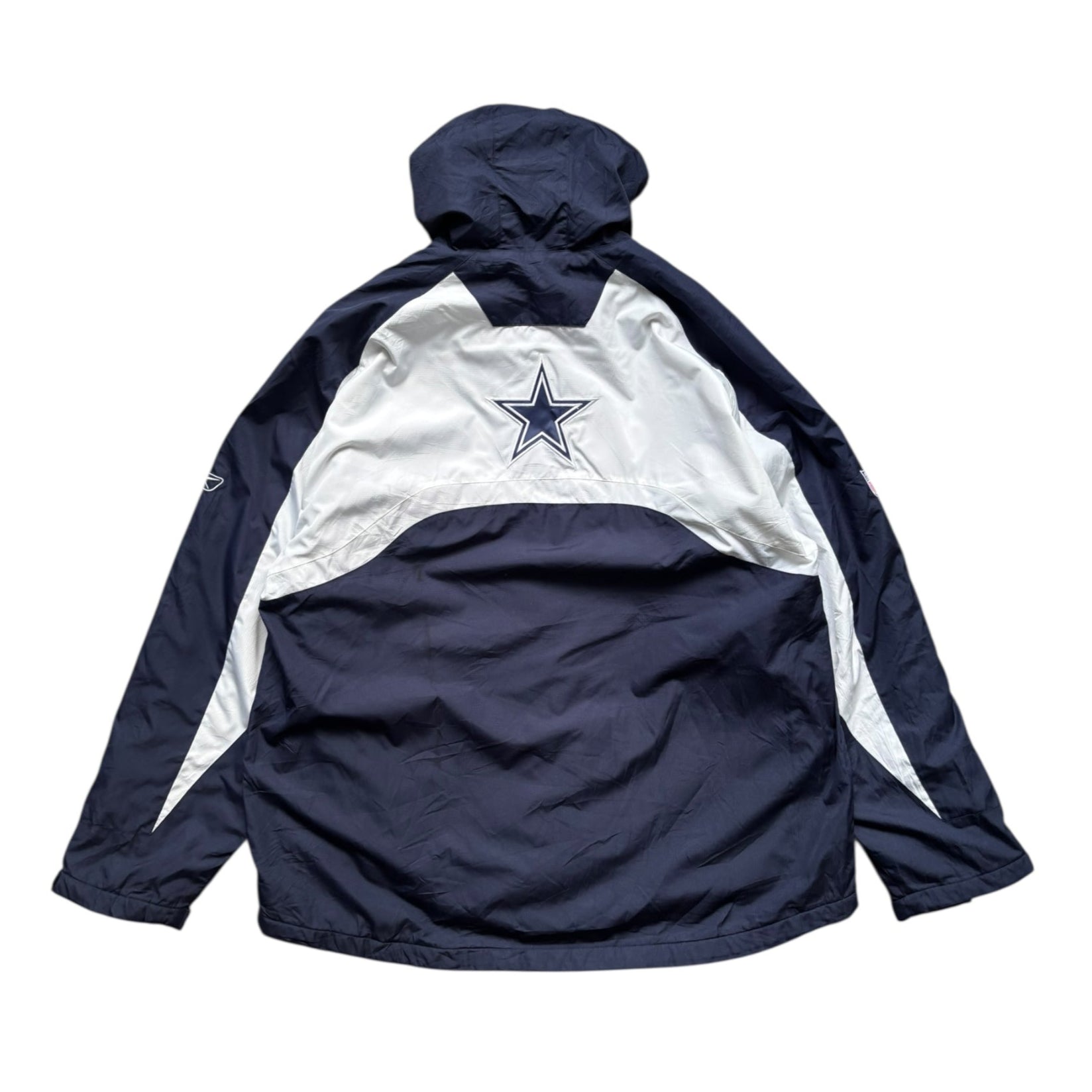 Vintage NFL Reebok Cowboys Jacket with Hood (XL) - Quaint Vintage